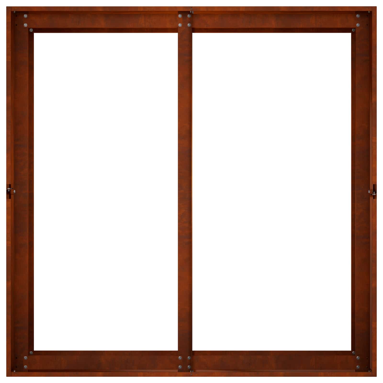 Vaso da giardino Ruggine 80 x 80 x 60 cm Acciaio Corten