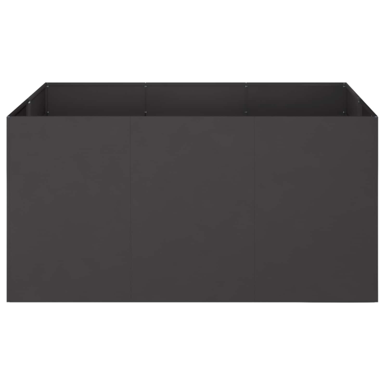 Vaso da giardino Nero 120 x 80 x 60 cm