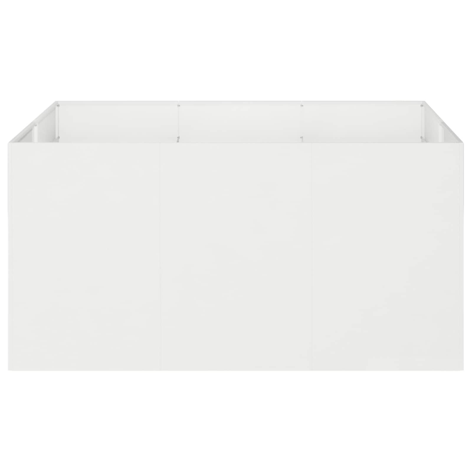 Vaso da giardino Bianco 120 x 80 x 60 cm