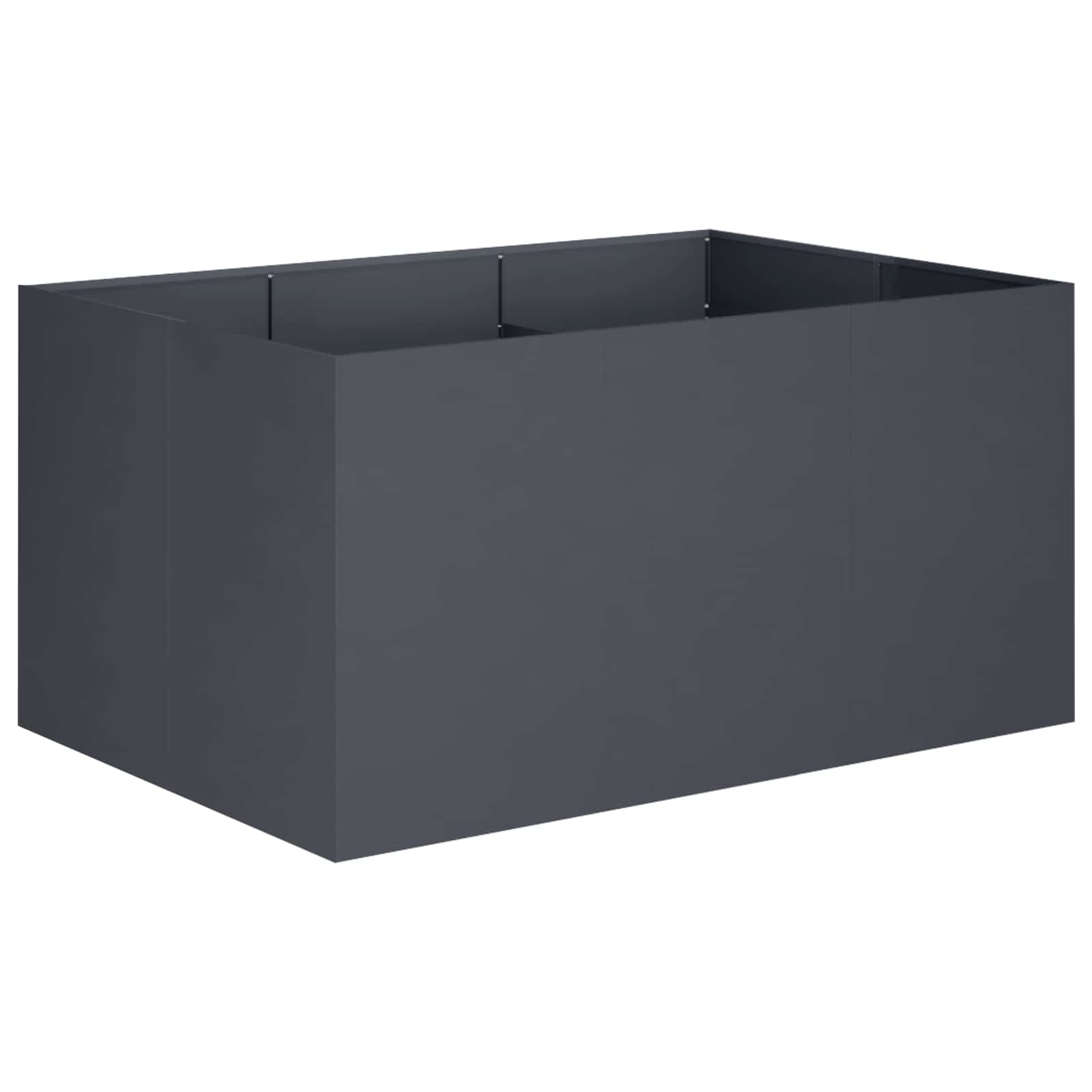 Vaso da giardino Antracite 120 x 80 x 60 cm