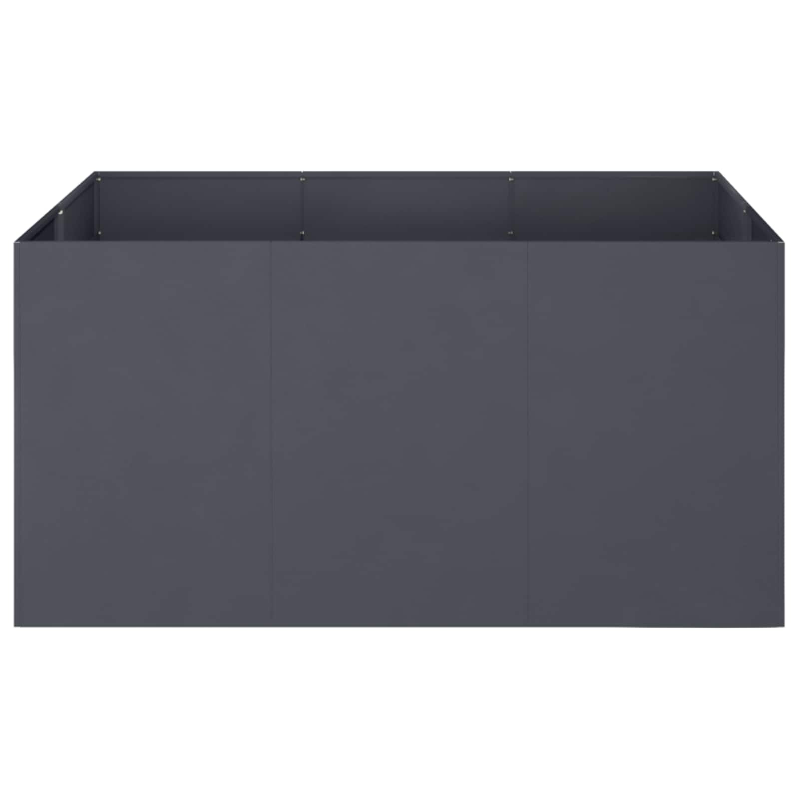 Vaso da giardino Antracite 120 x 80 x 60 cm