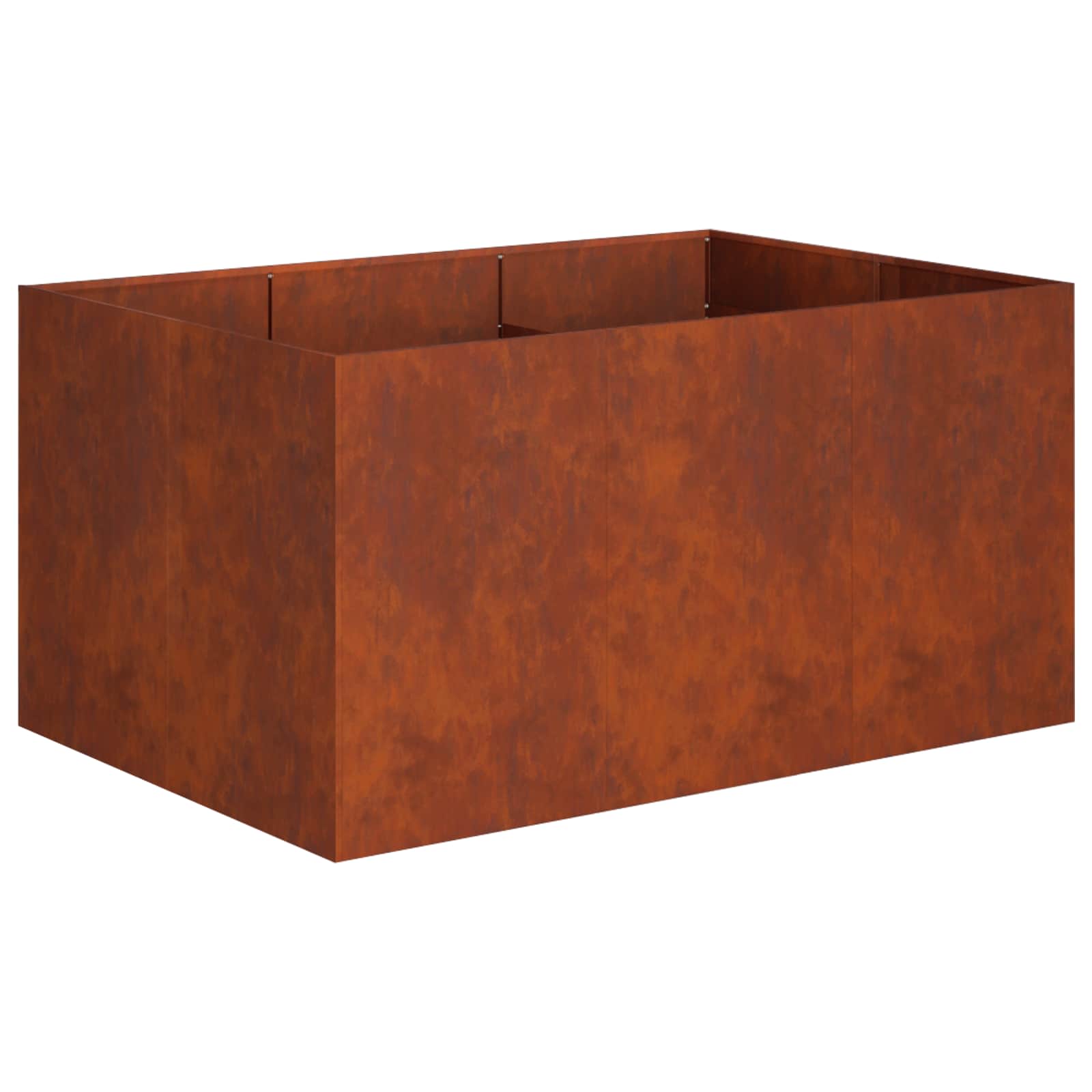 Vaso da giardino Ruggine 120 x 80 x 60 cm Acciaio Corten