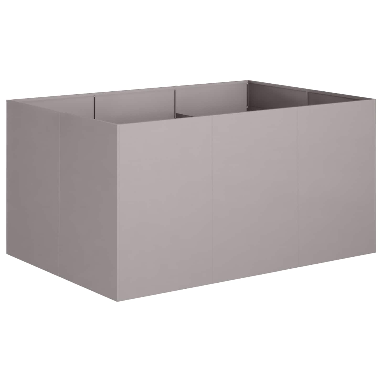 Vaso da giardino Ruggine 120 x 80 x 60 cm Acciaio Corten