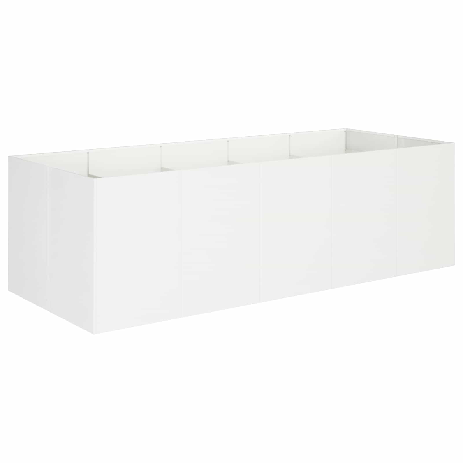 Vaso da giardino Bianco 200 x 80 x 60 cm