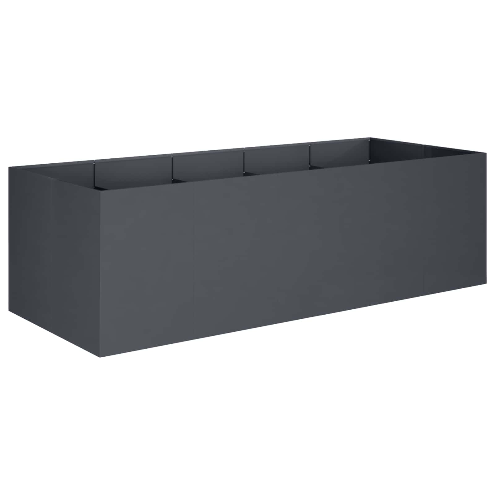 Vaso da giardino Antracite 200 x 80 x 60 cm