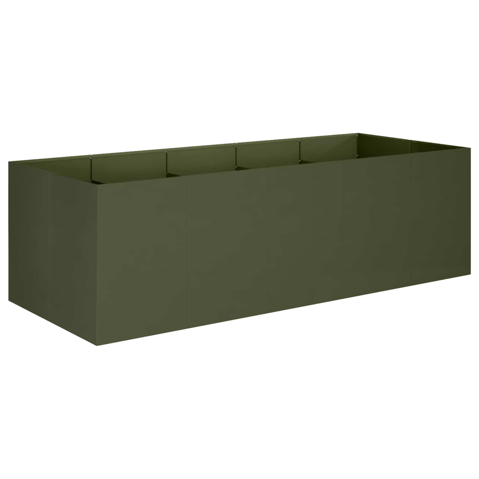 Vaso da giardino Verde Oliva 200 x 80 x 60 cm