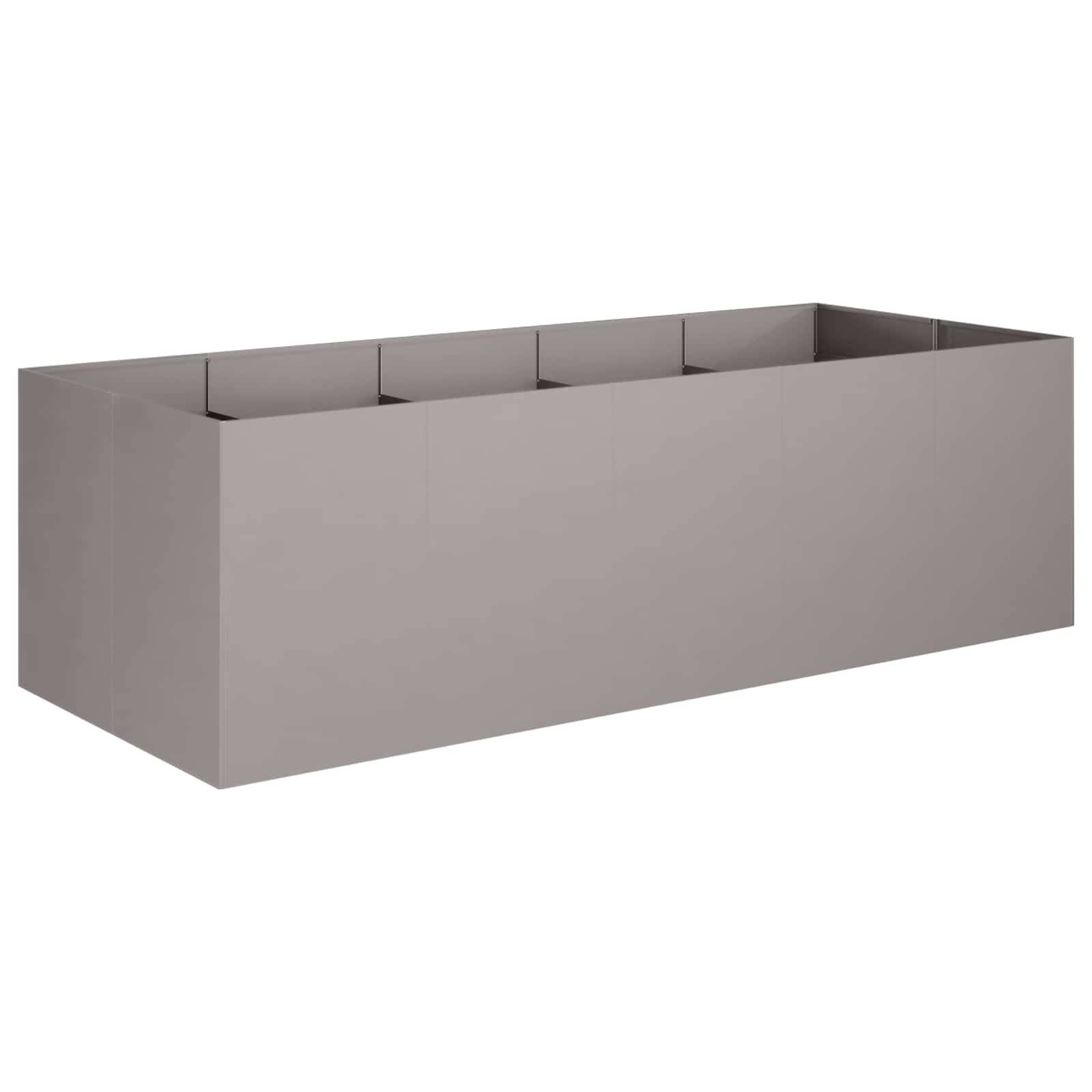 Vaso da giardino Ruggine 200 x 80 x 60 cm Acciaio Corten