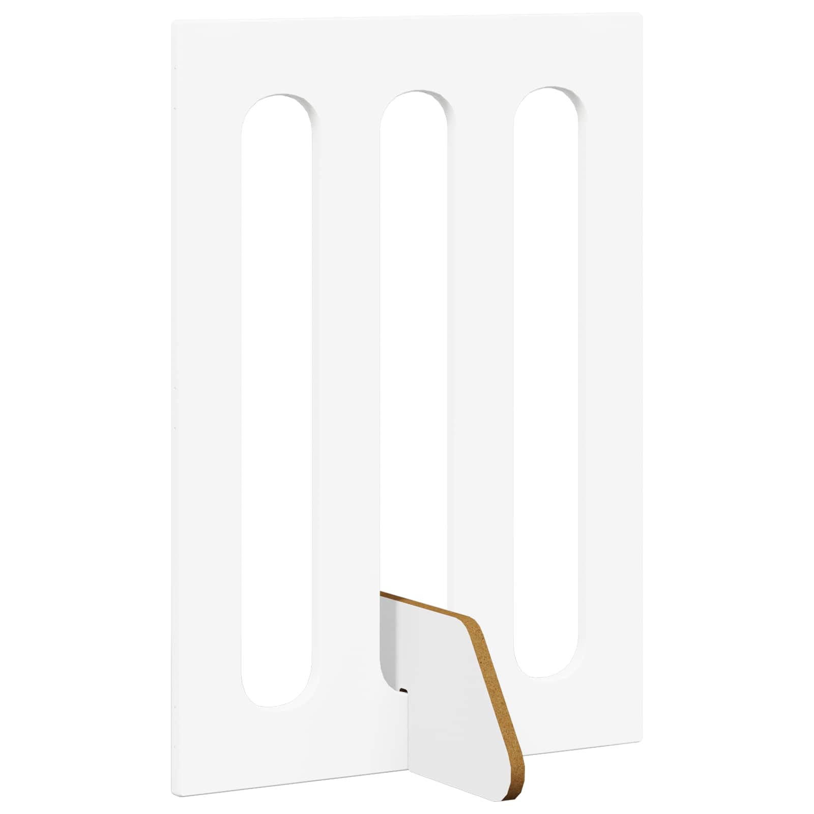 Recinto pieghevole per animali 4 pz Bianco 201 x 38 x 70 cm