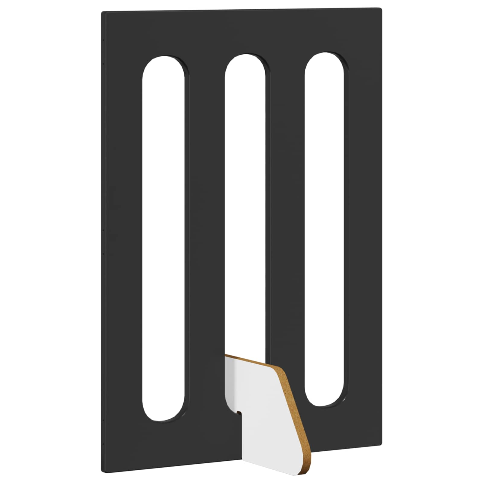 Recinto pieghevole per animali 2 pz Rovere Nero