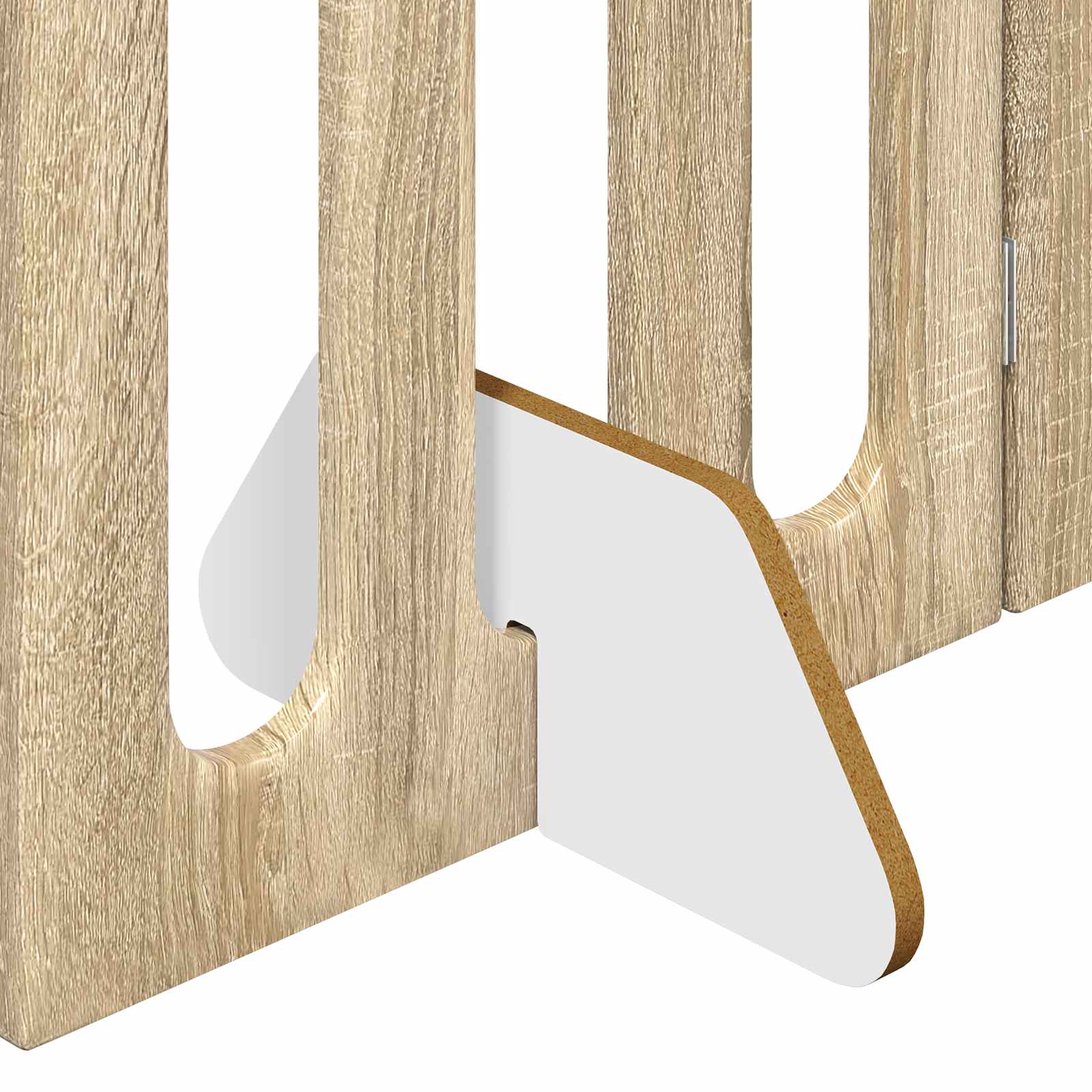 Recinto pieghevole per animali 2 pz Rovere Sonoma