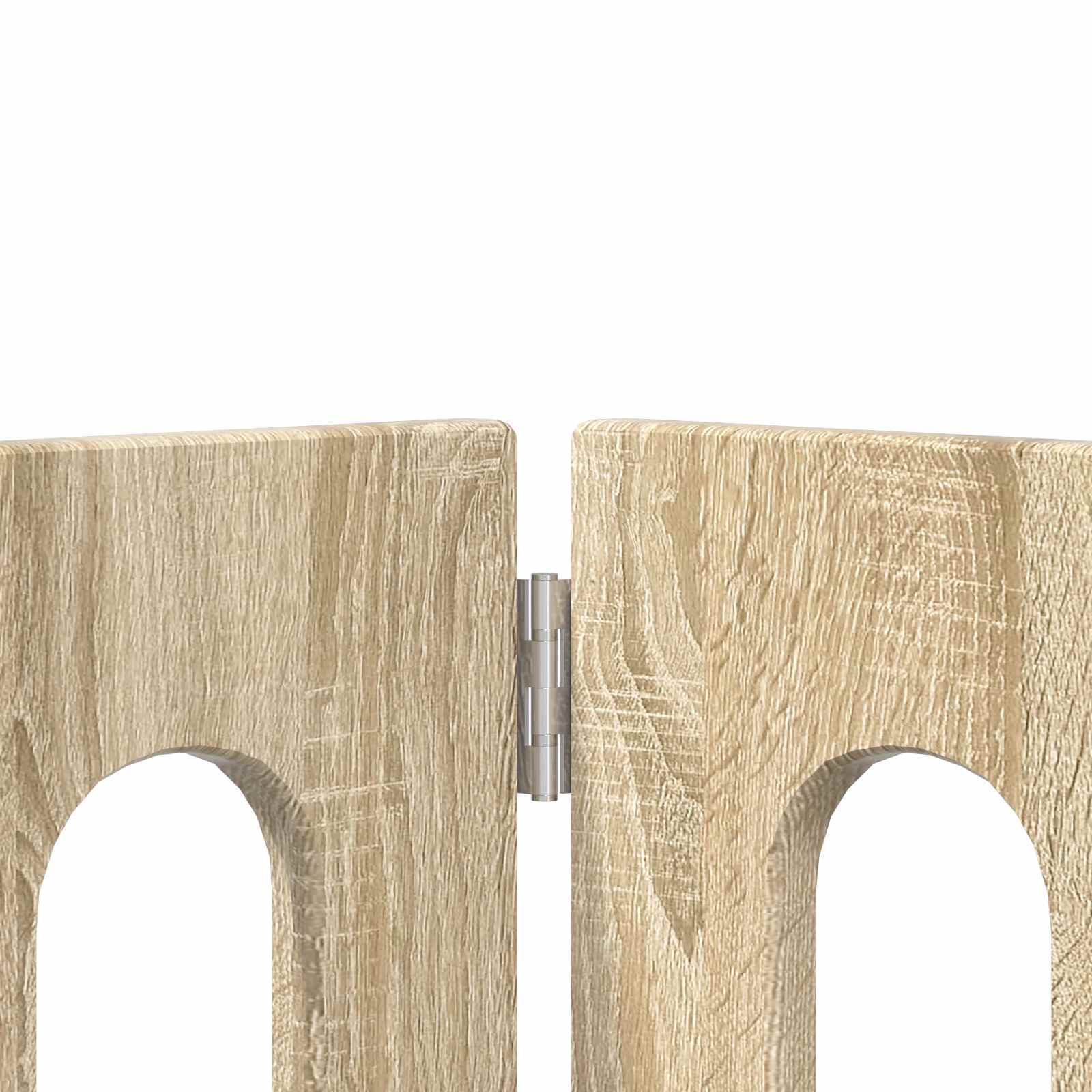 Recinto pieghevole per animali 4 pz Rovere Sonoma