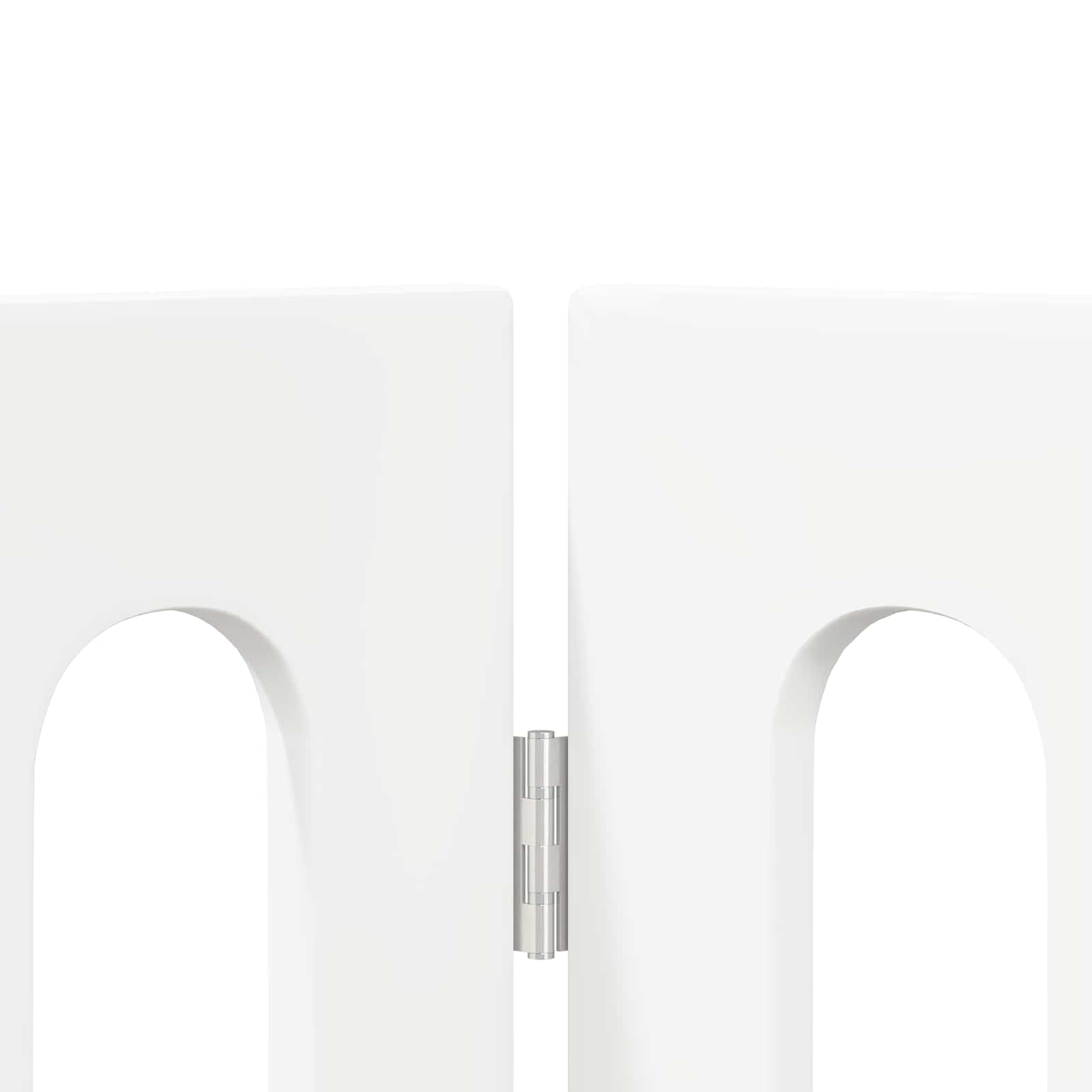 Recinto pieghevole per animali 2 pz Bianco 100,5 x 38 x 90 cm