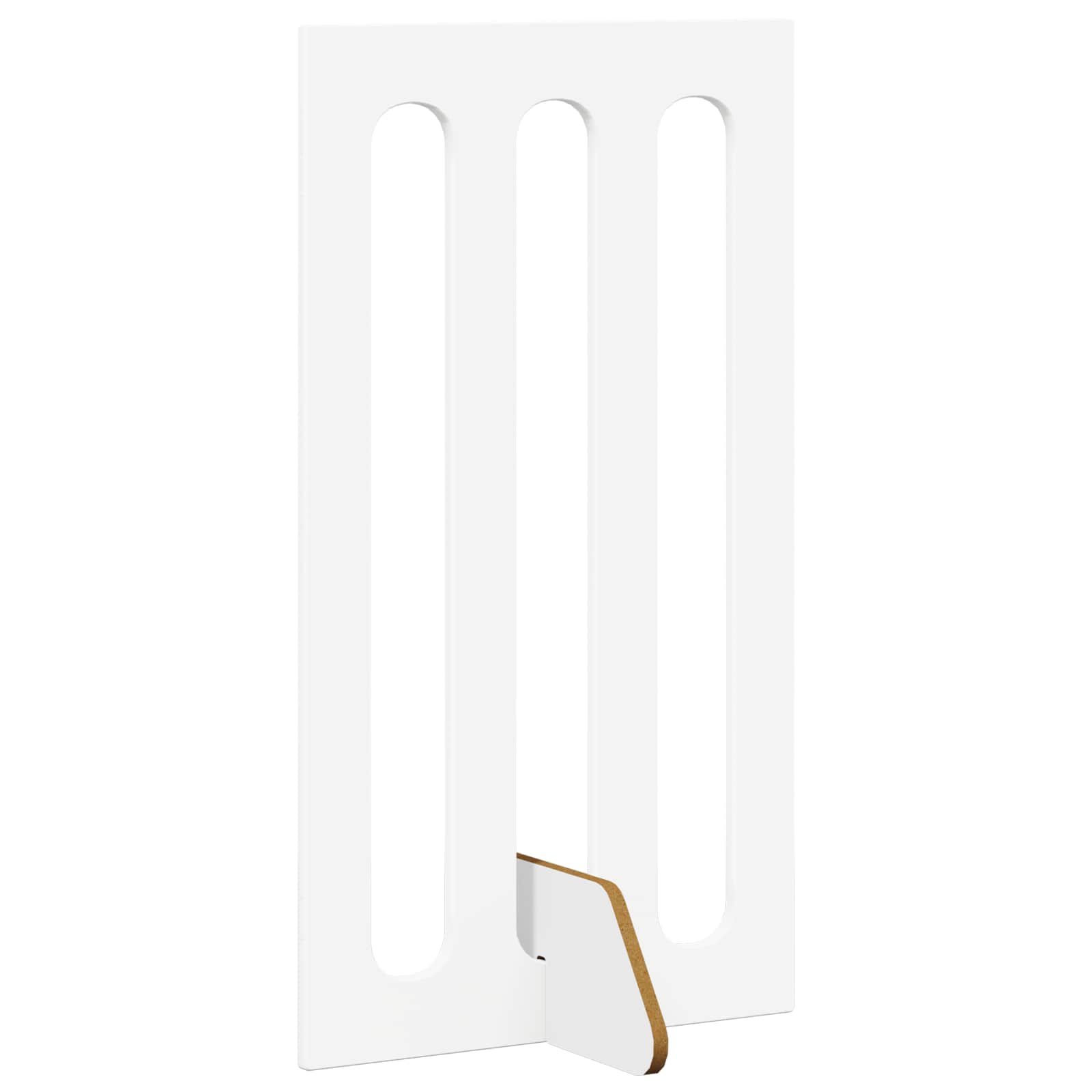 Recinto pieghevole per animali 4 pz Bianco 201 x 38 x 90 cm