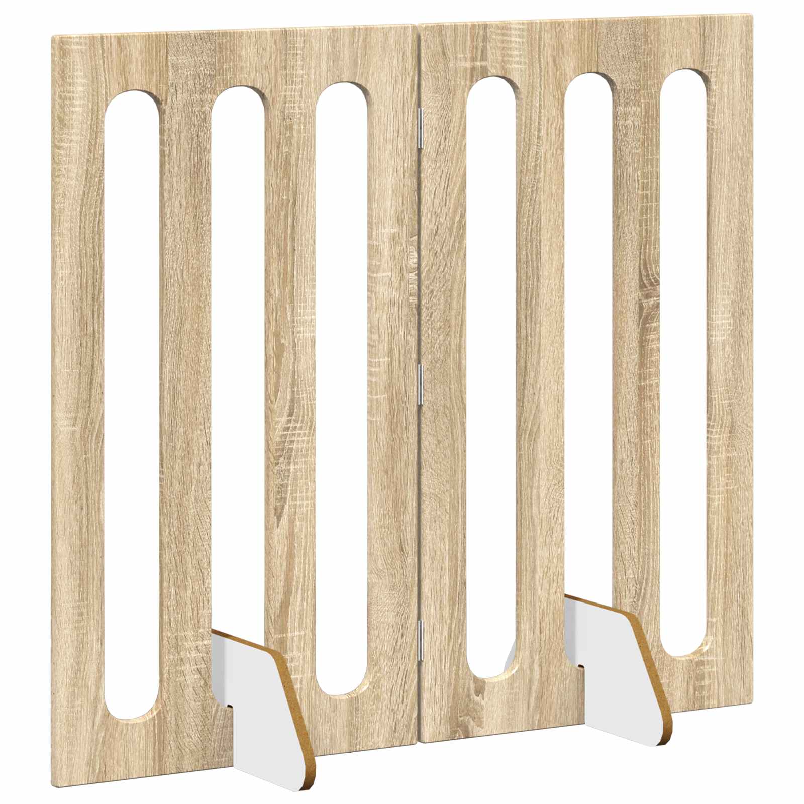 Recinto pieghevole per animali 2 pz Rovere Sonoma