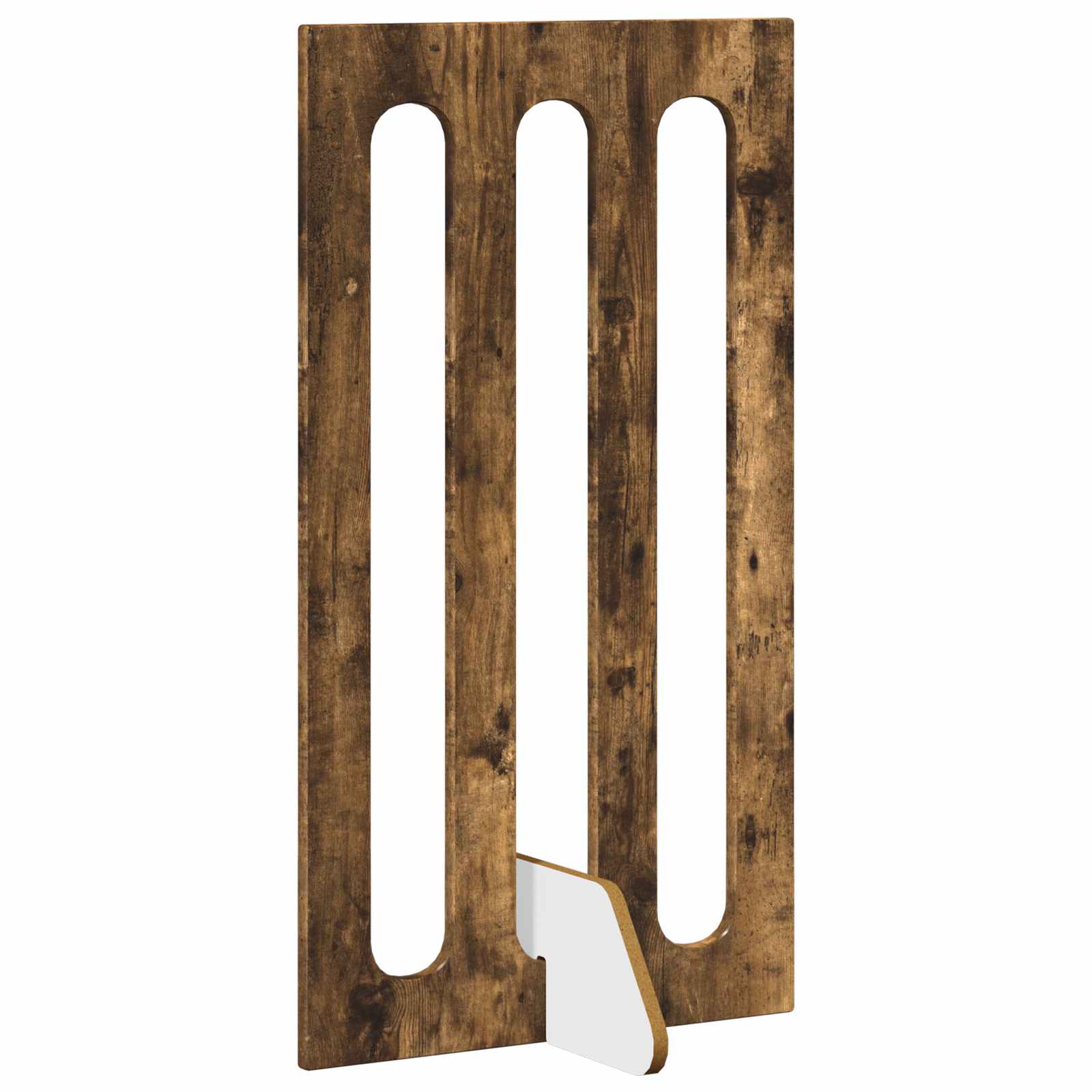 Recinto pieghevole per animali 4 pz Rovere Fumo