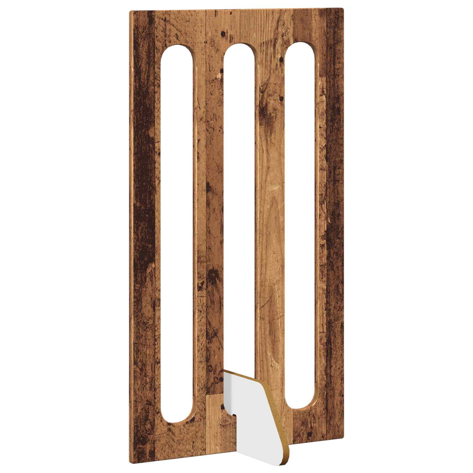 Recinto pieghevole per animali 4 pz Legno di quercia