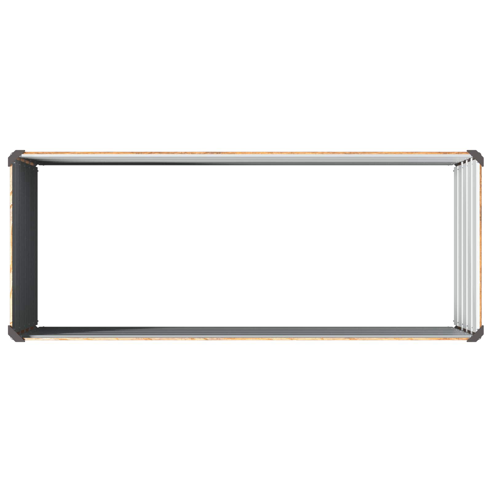 Letto rialzato da giardino Marrone legno 100 x 40 x 55 cm