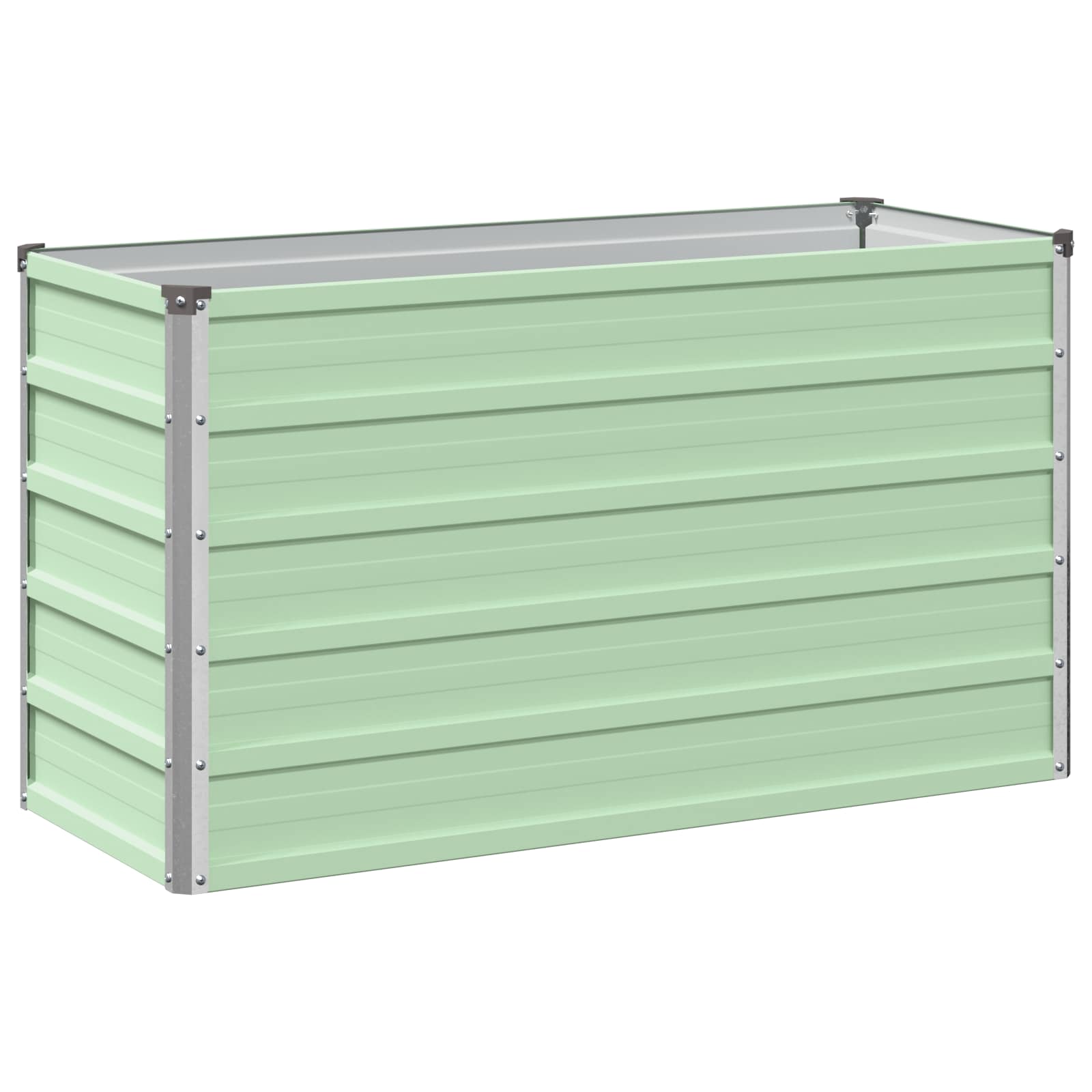 Letto rialzato da giardino Verde Pastello 100 x 40 x 55 cm