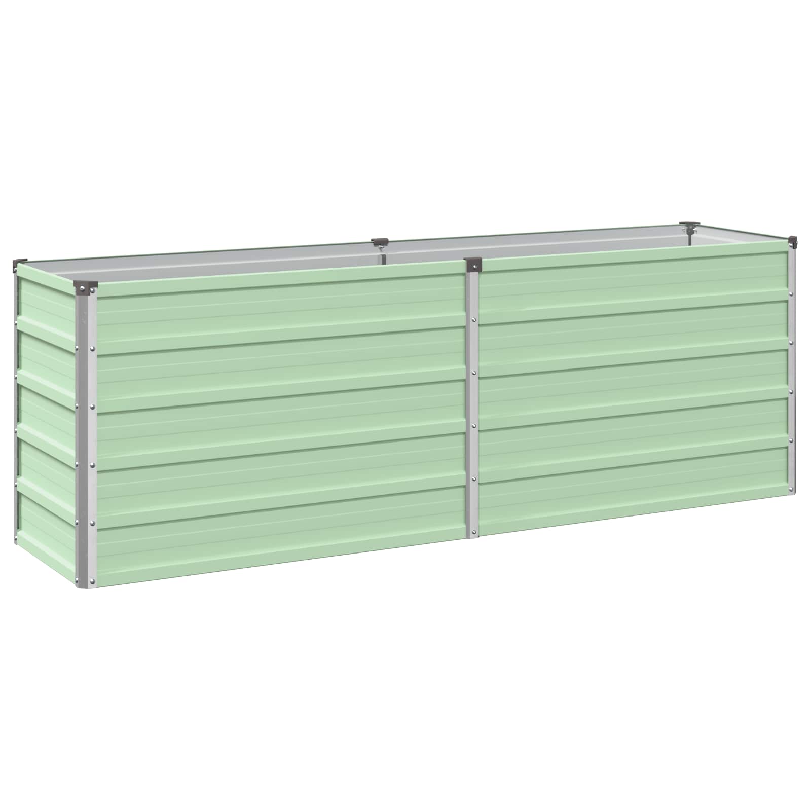 Letto rialzato da giardino Verde Pastello 160 x 40 x 55 cm