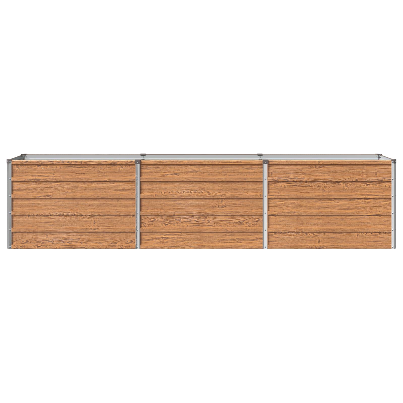 Letto rialzato da giardino Marrone legno 240 x 40 x 55 cm