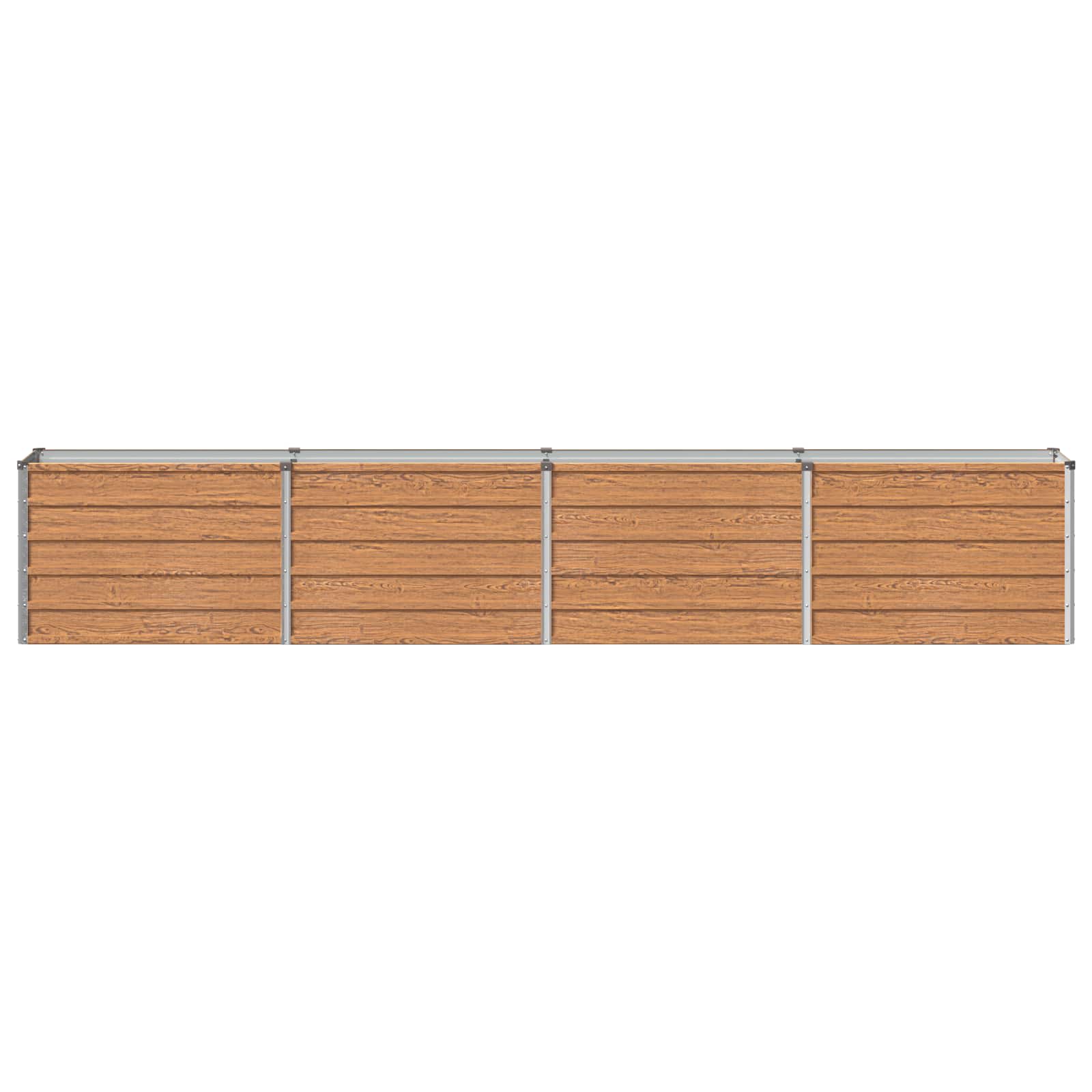 Letto rialzato da giardino Marrone legno 320 x 40 x 55 cm