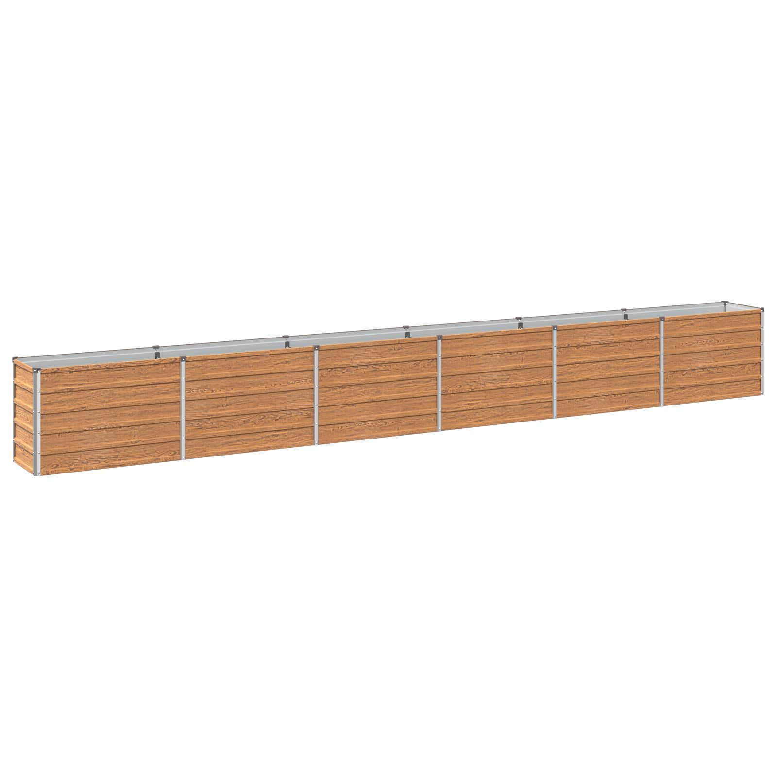Letto rialzato da giardino Marrone legno 480 x 40 x 55 cm