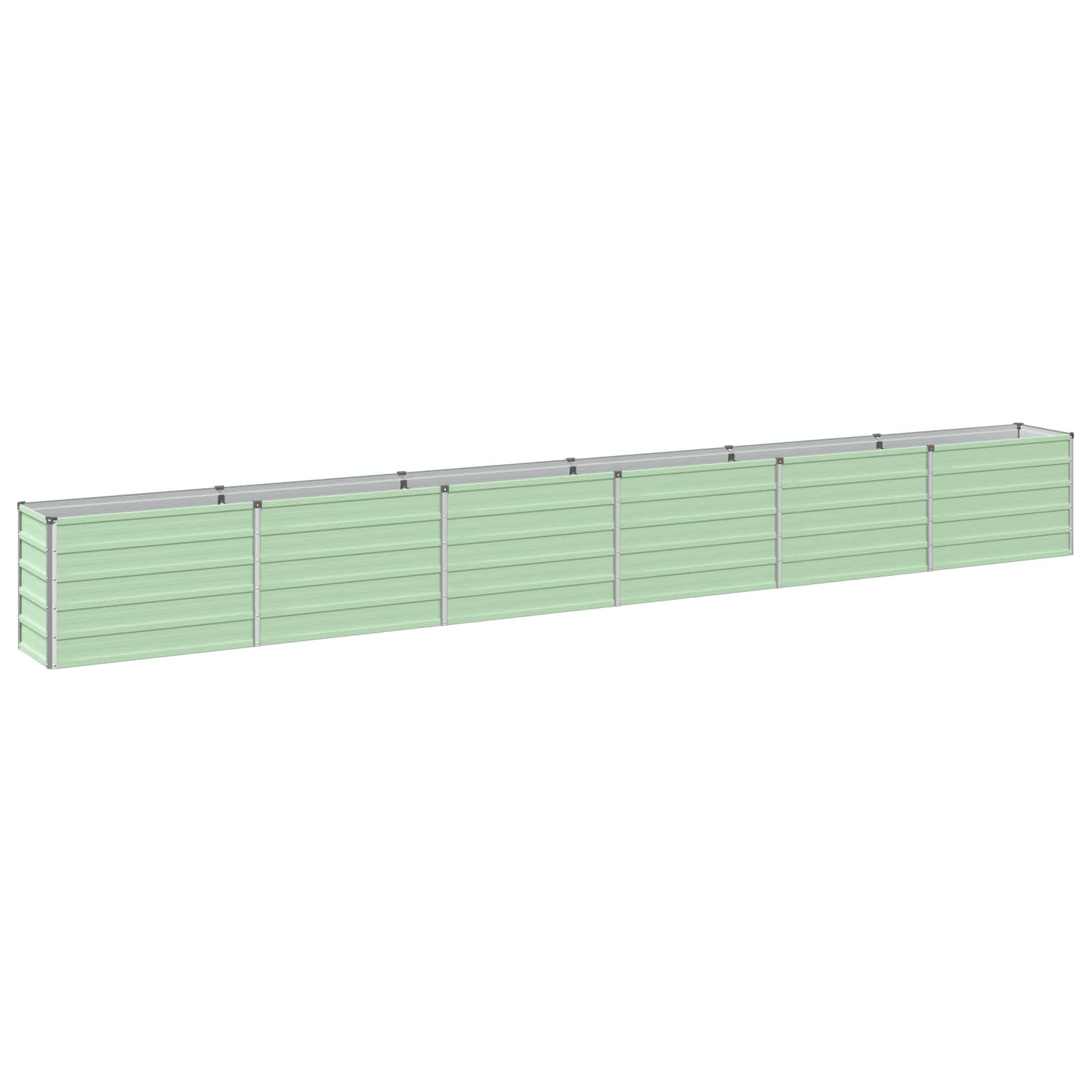 Letto rialzato da giardino Verde Pastello 480 x 40 x 55 cm