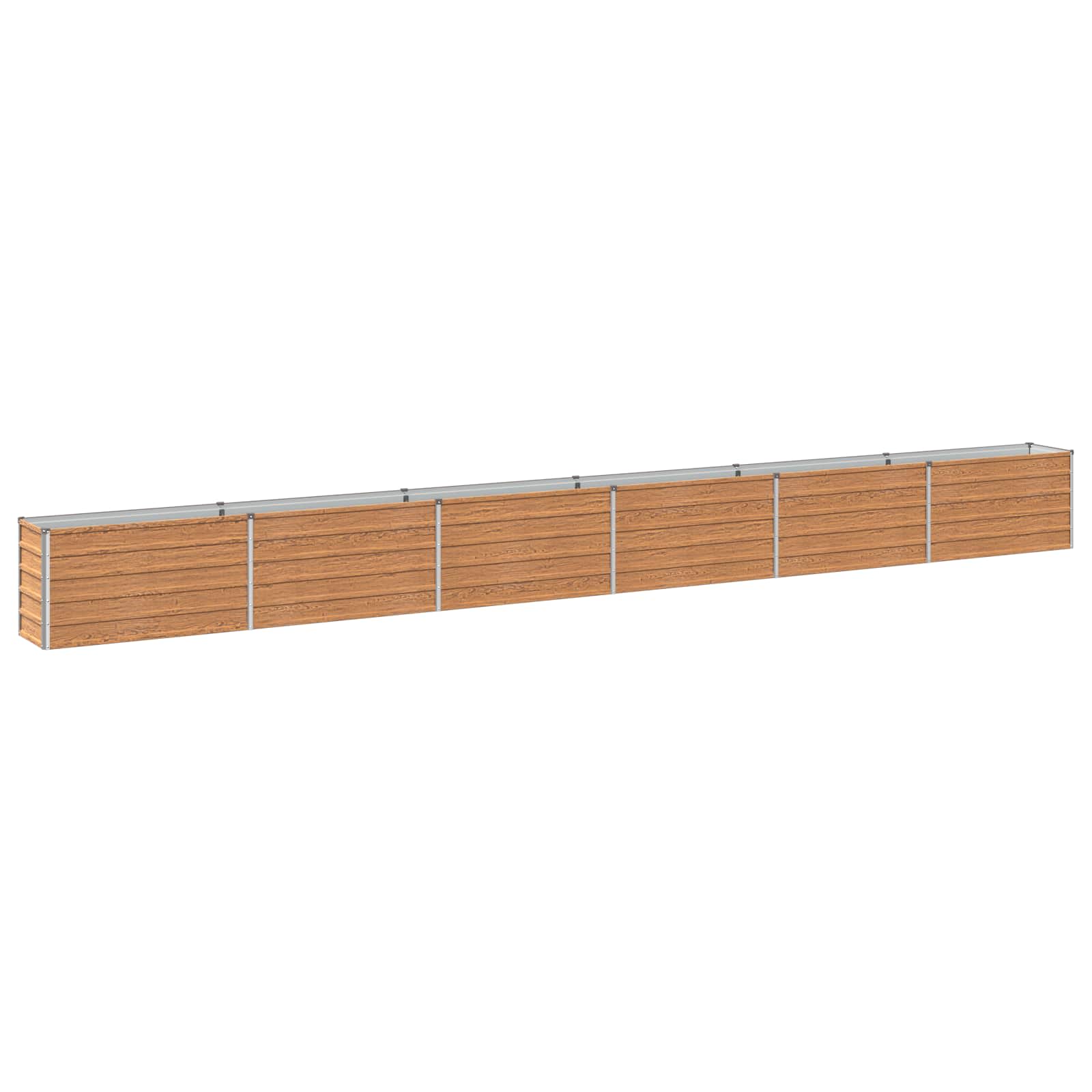 Letto rialzato da giardino Marrone legno 600 x 40 x 55 cm