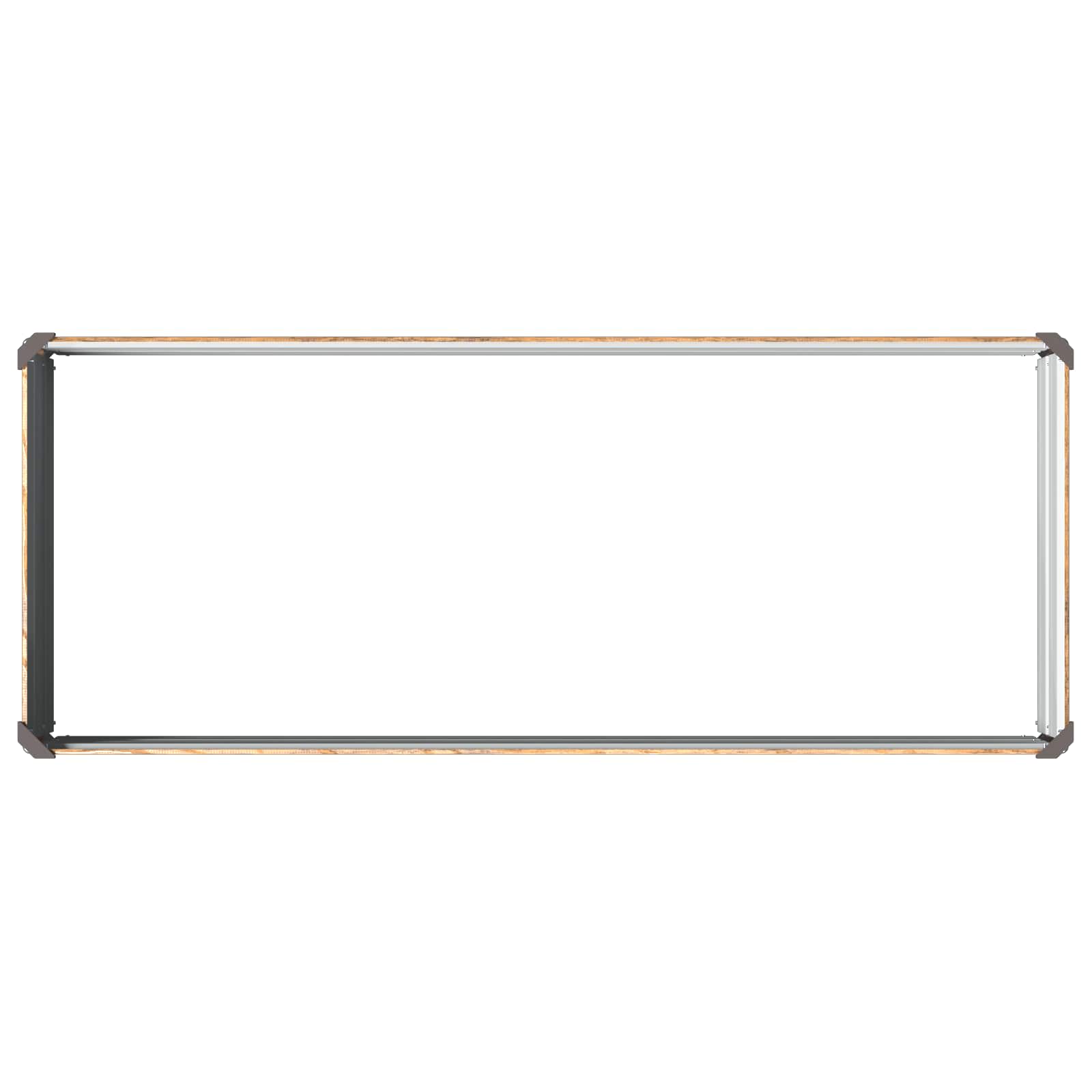 Letto rialzato da giardino Marrone legno 100 x 40 x 24 cm