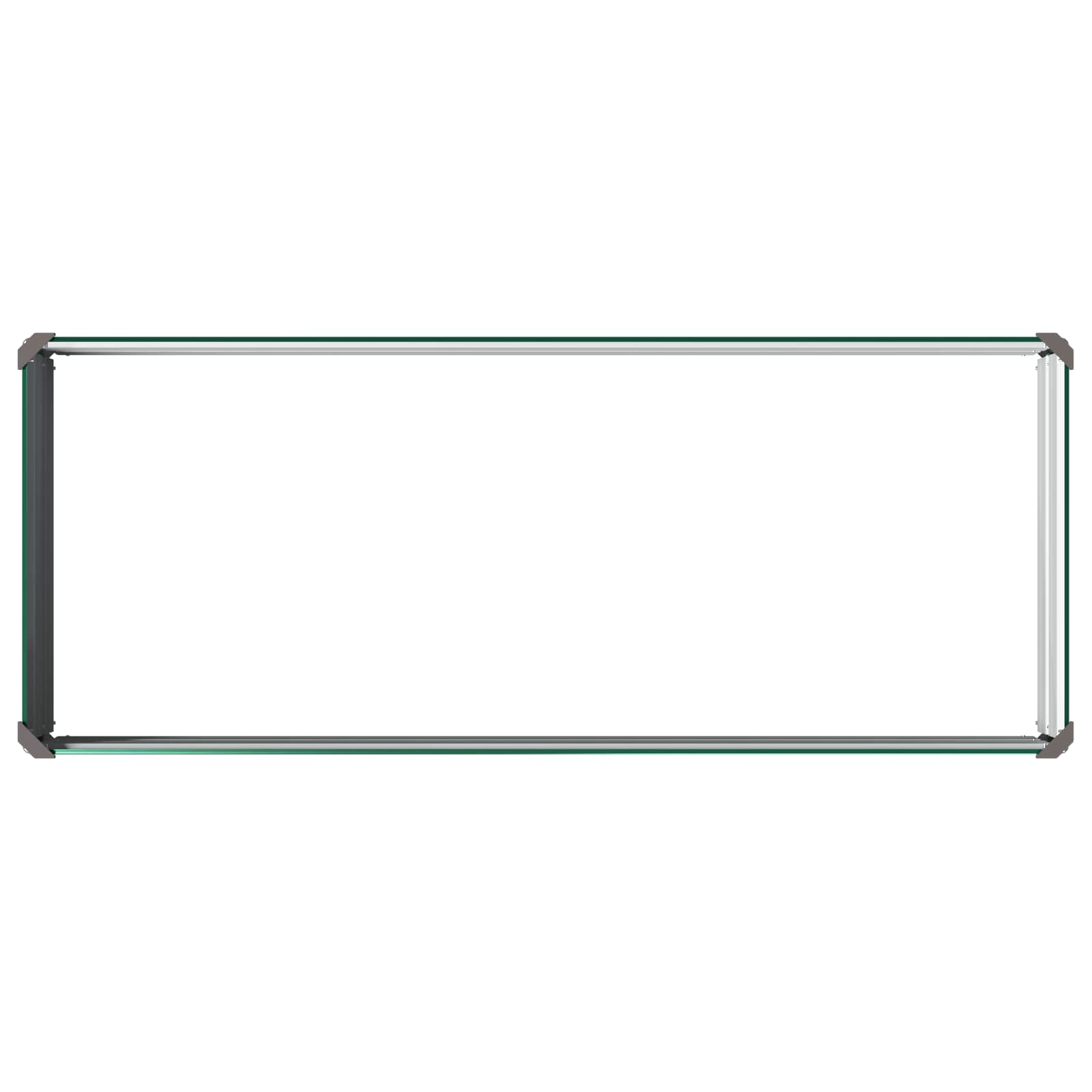 Letto rialzato da giardino Verde 100 x 40 x 24 cm