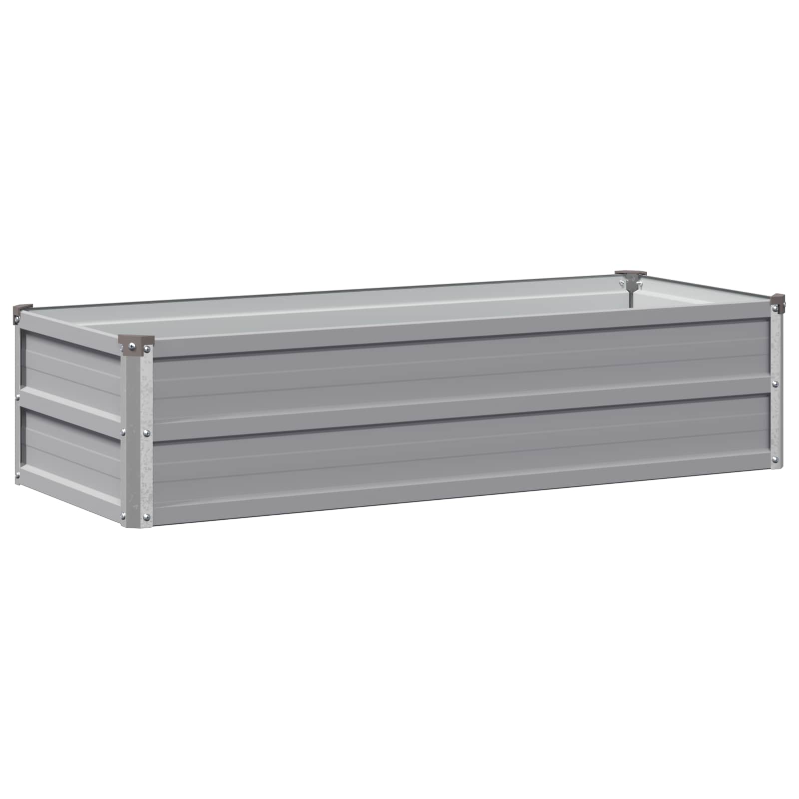 Letto rialzato da giardino Grigio 100 x 40 x 24 cm