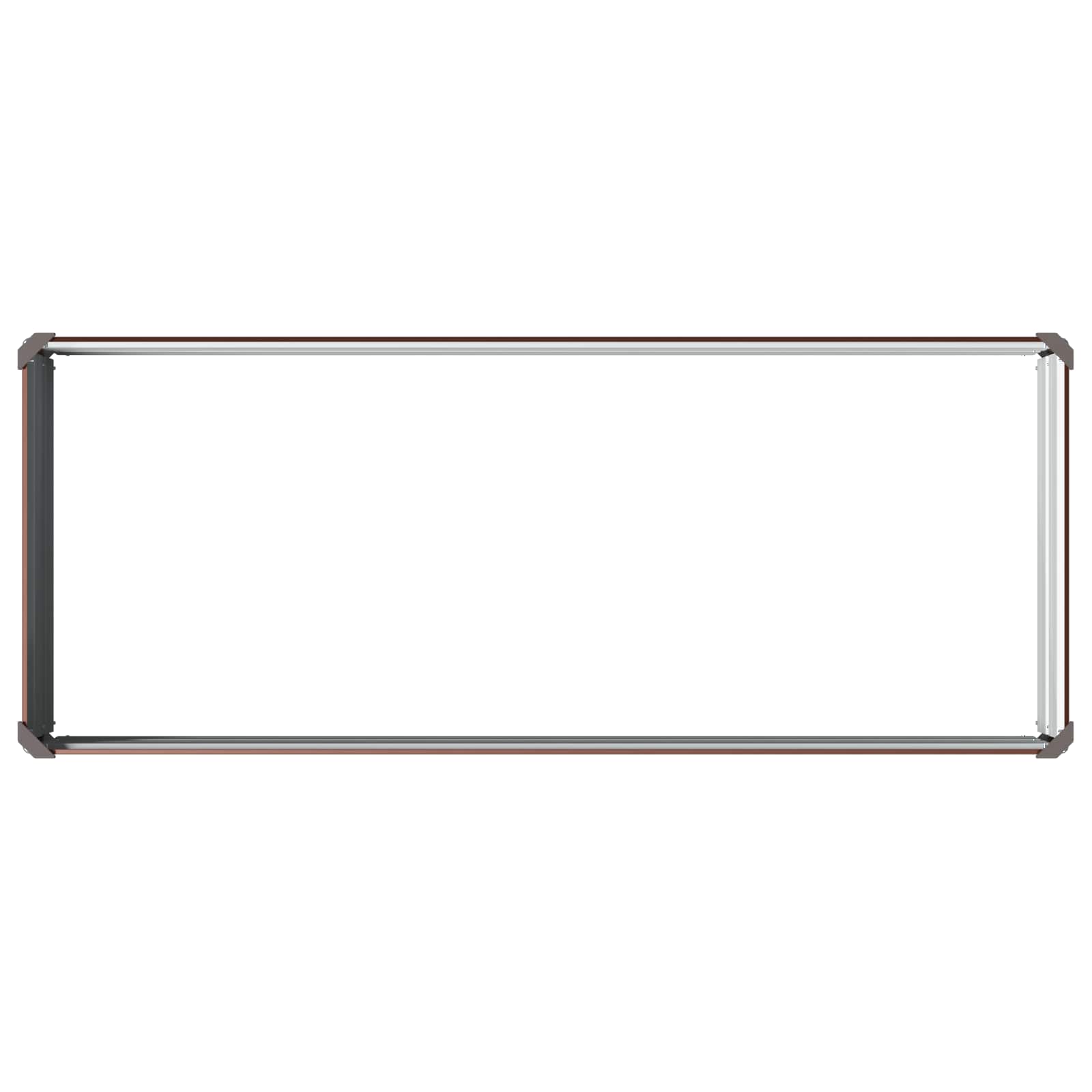 Letto rialzato da giardino Marrone 100 x 40 x 24 cm