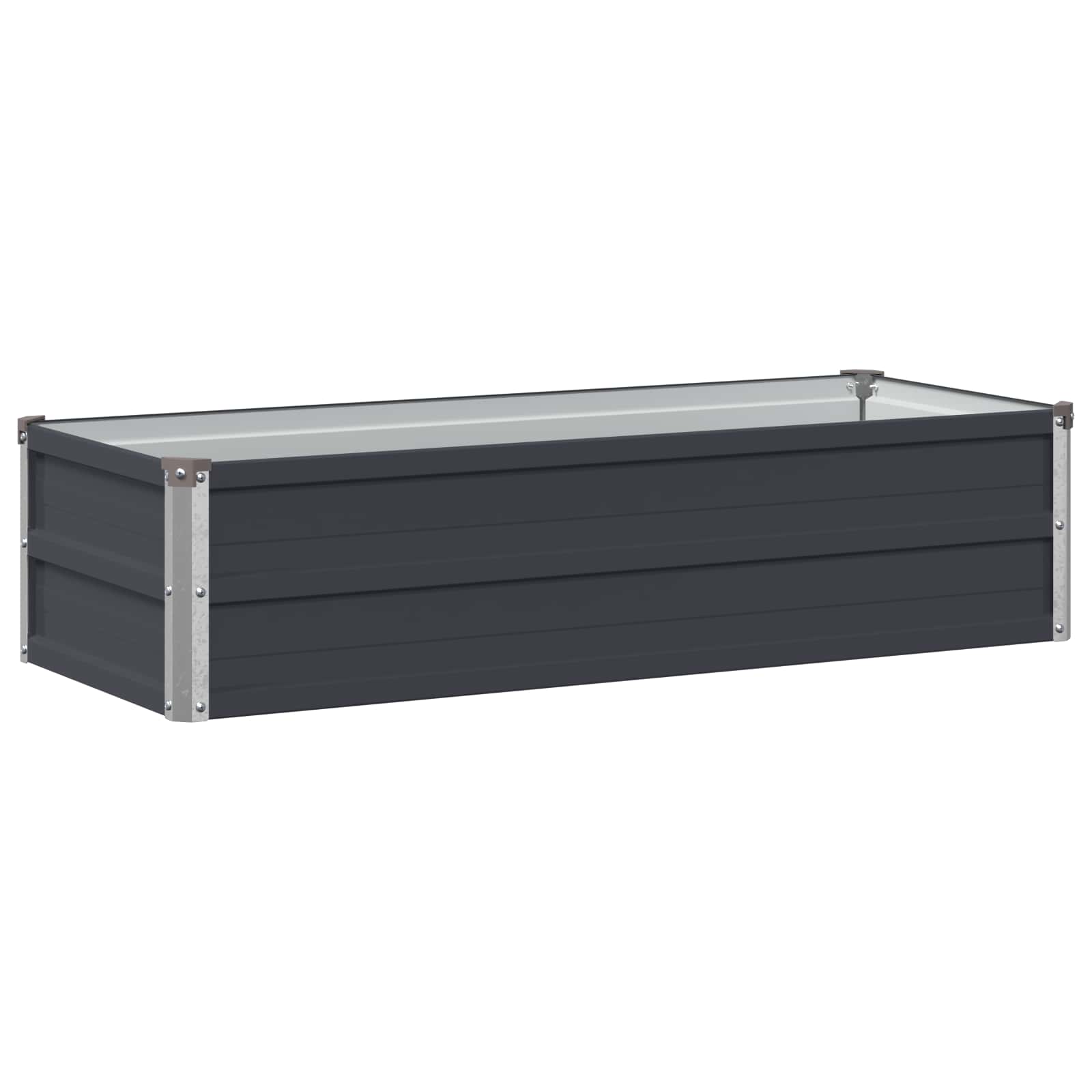 Letto rialzato da giardino Antracite 100 x 40 x 24 cm