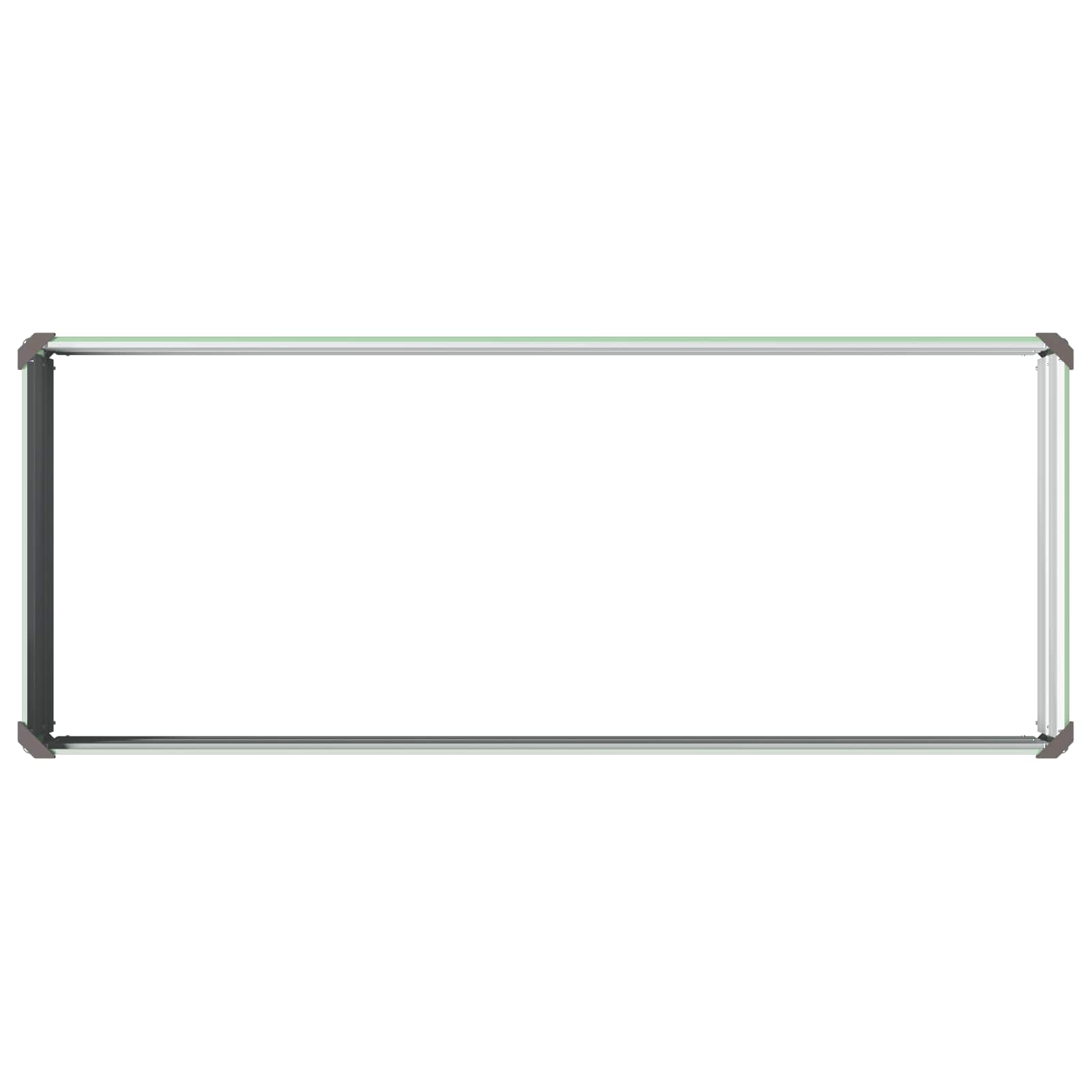 Letto rialzato da giardino Verde Pastello 100 x 40 x 24 cm