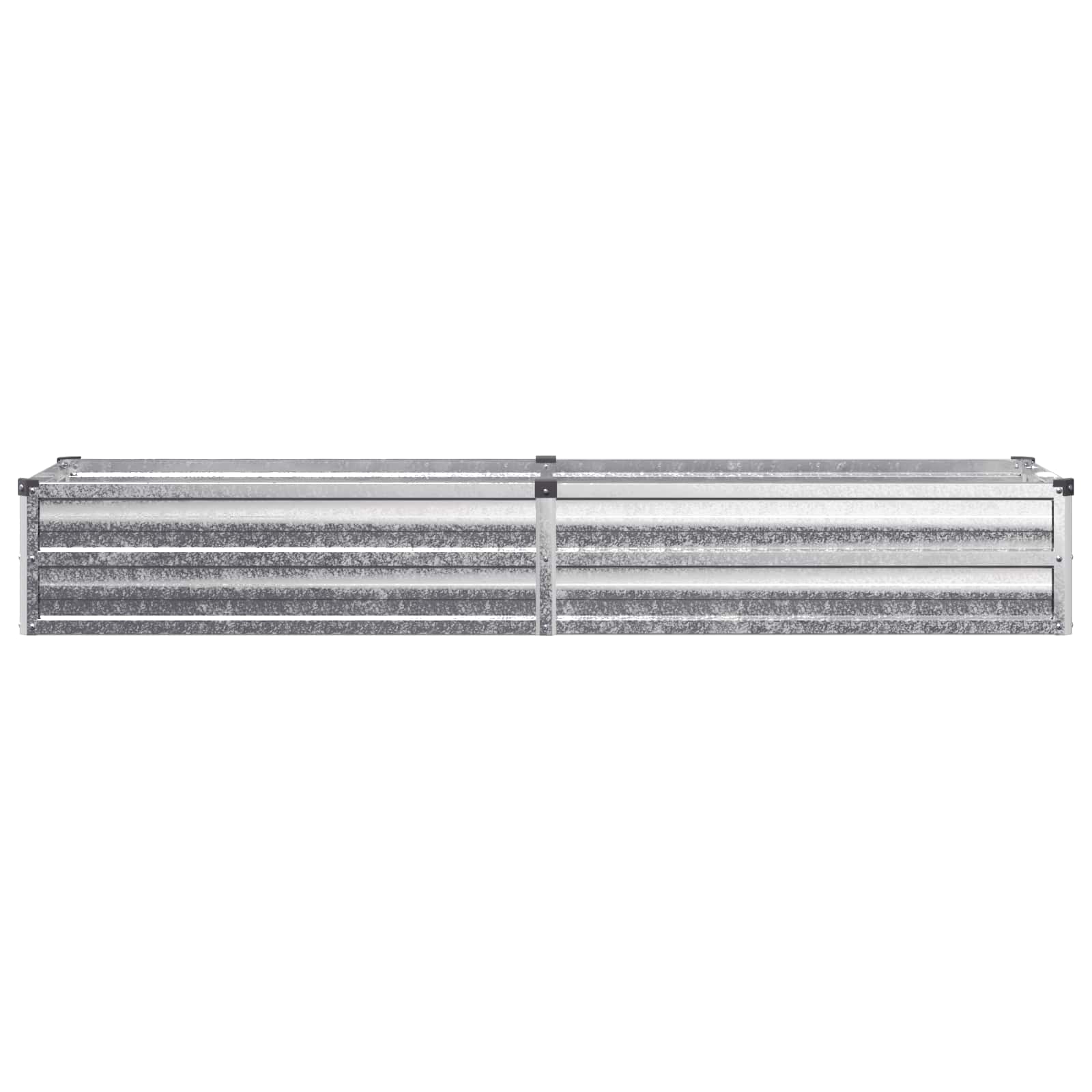 Letto rialzato da giardino Argento 160 x 40 x 24 cm