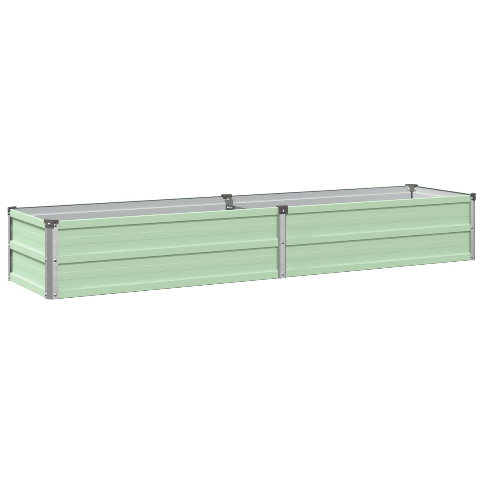 Letto rialzato da giardino Verde Pastello 160 x 40 x 24 cm
