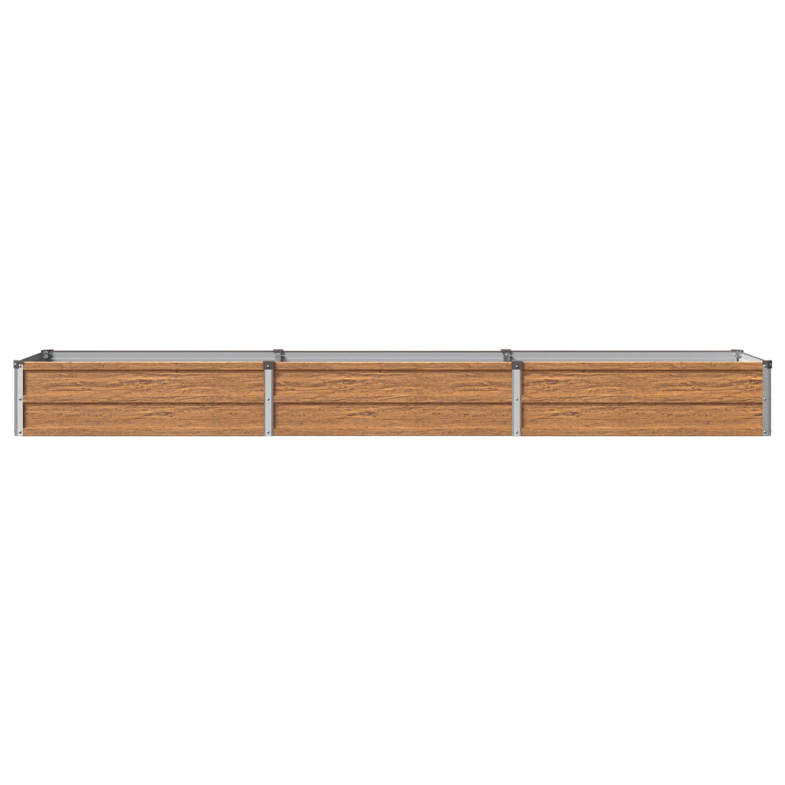 Letto rialzato da giardino Marrone legno 240 x 40 x 24 cm