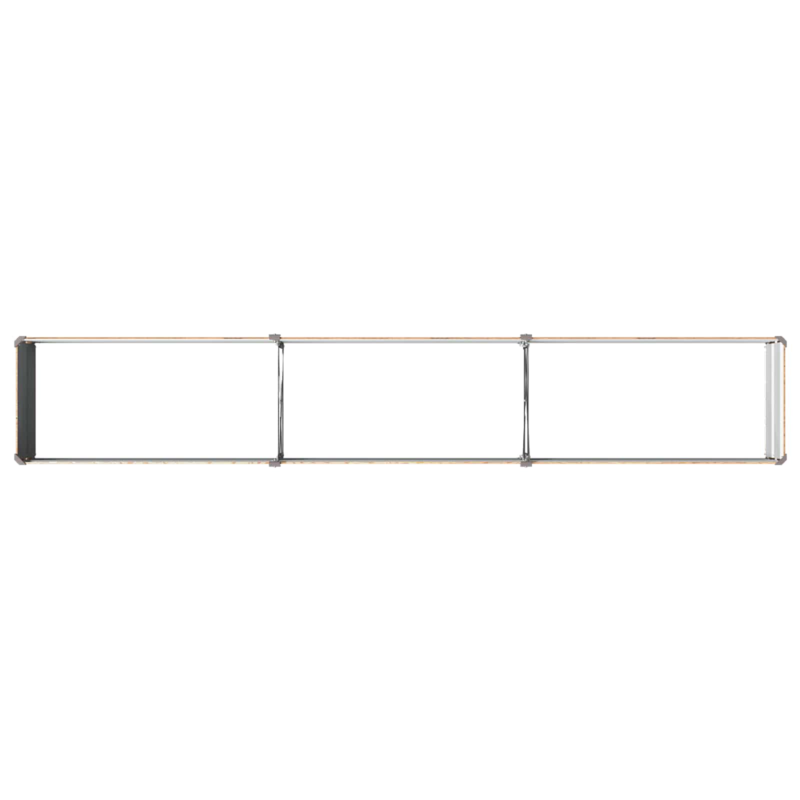 Letto rialzato da giardino Marrone legno 240 x 40 x 24 cm