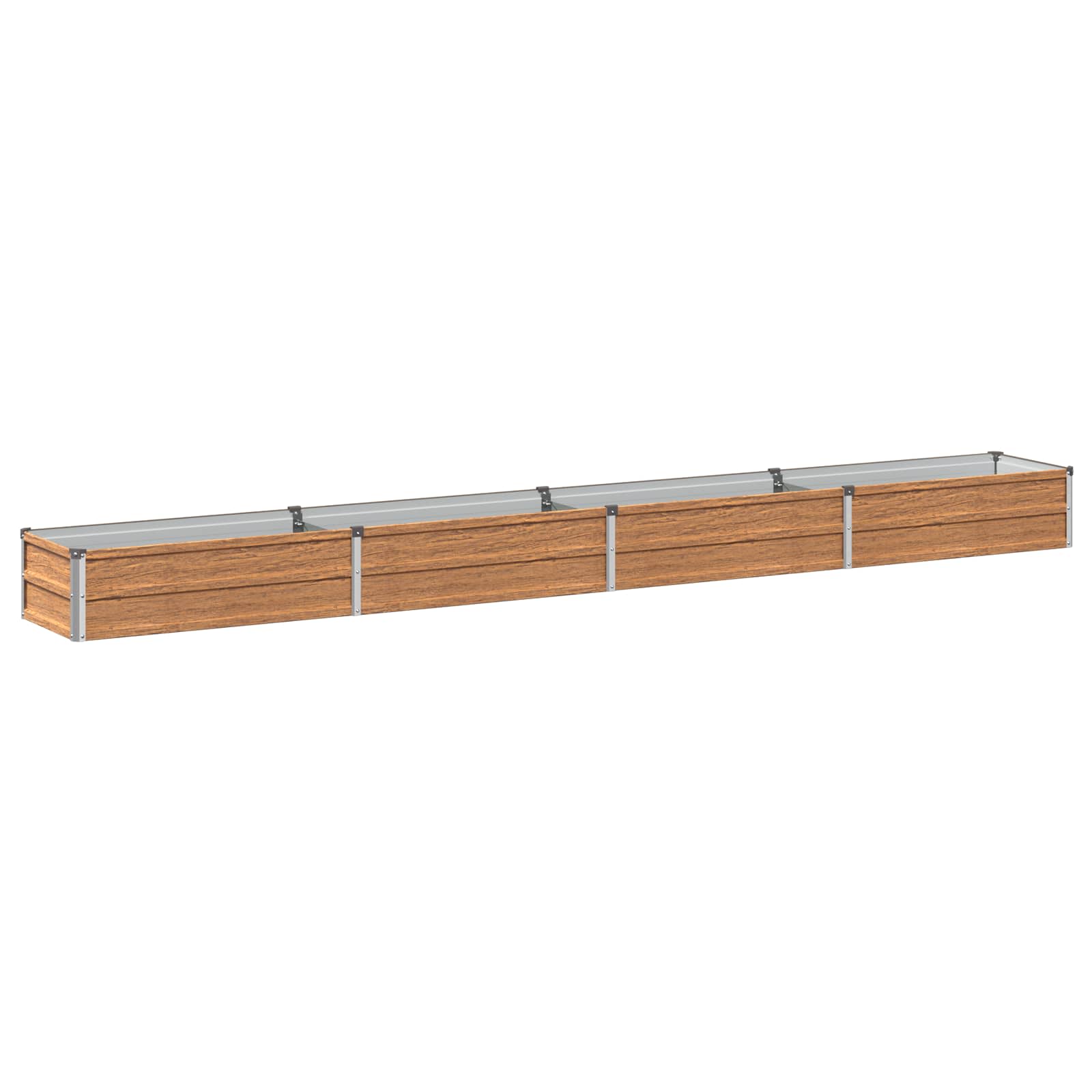 Letto rialzato da giardino Marrone legno 320 x 40 x 24 cm
