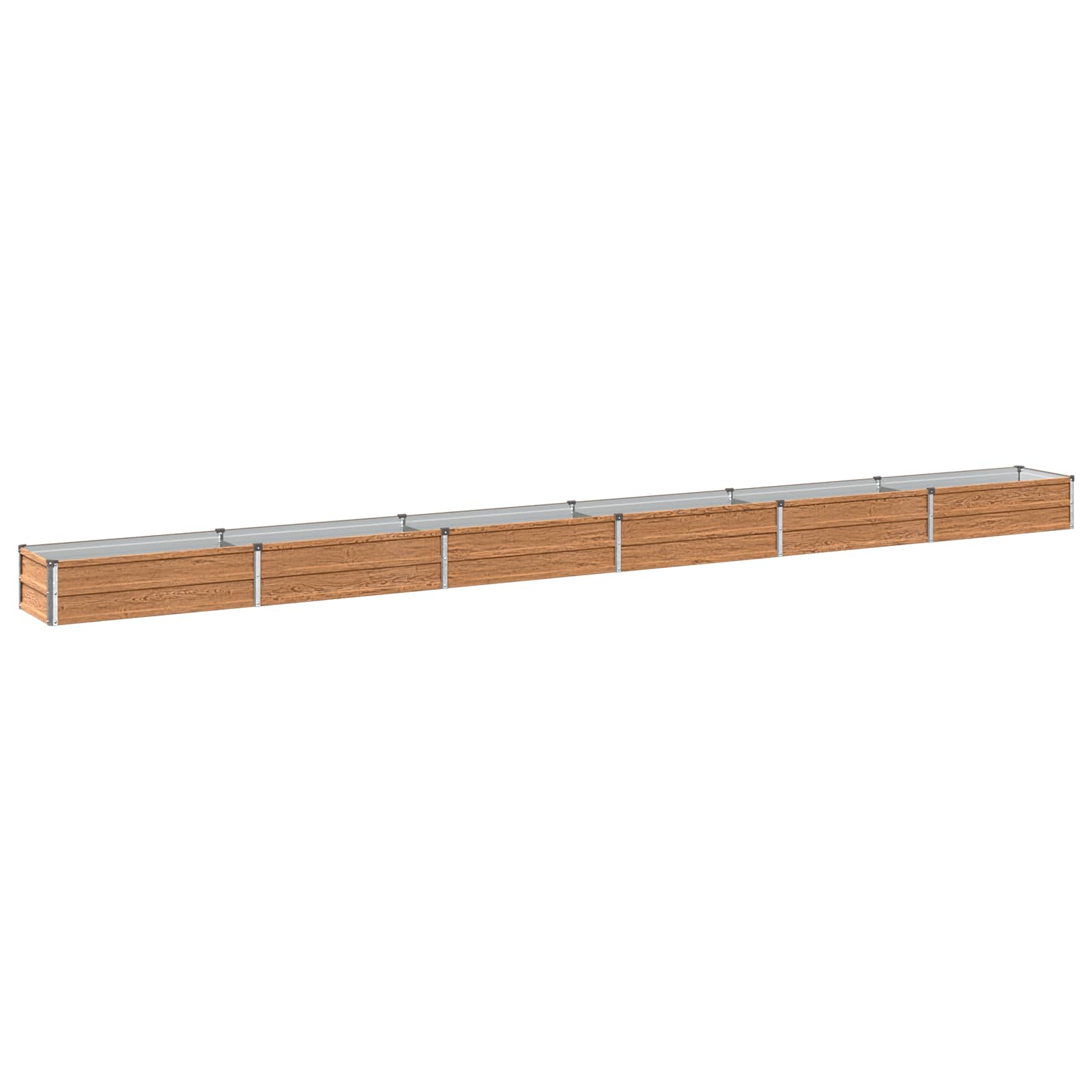 Letto rialzato da giardino Marrone legno 480 x 40 x 24 cm