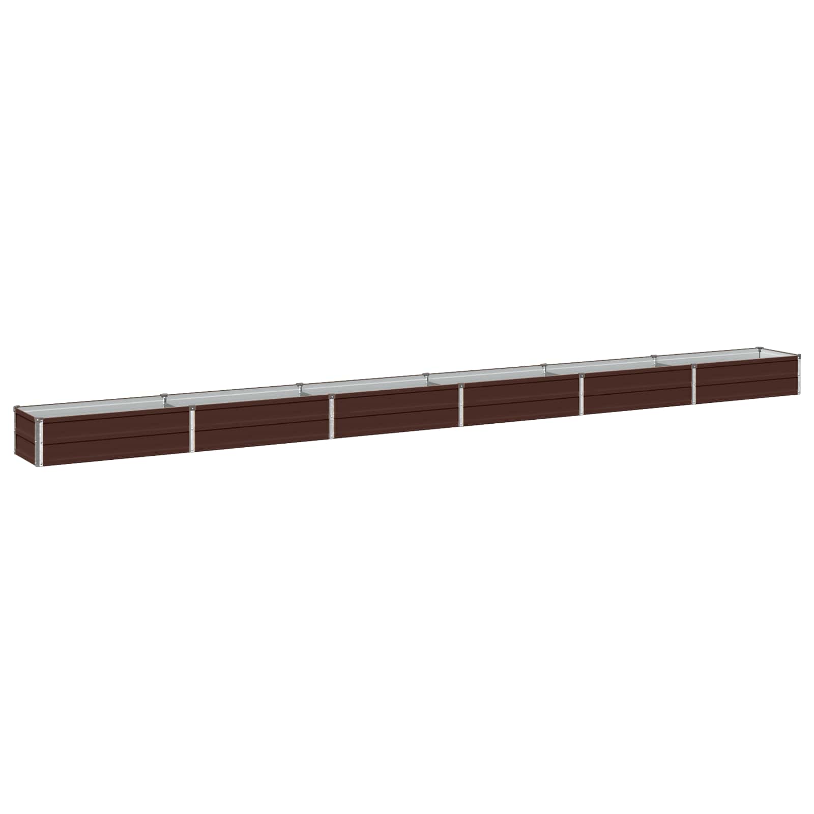 Letto rialzato da giardino Marrone 480 x 40 x 24 cm