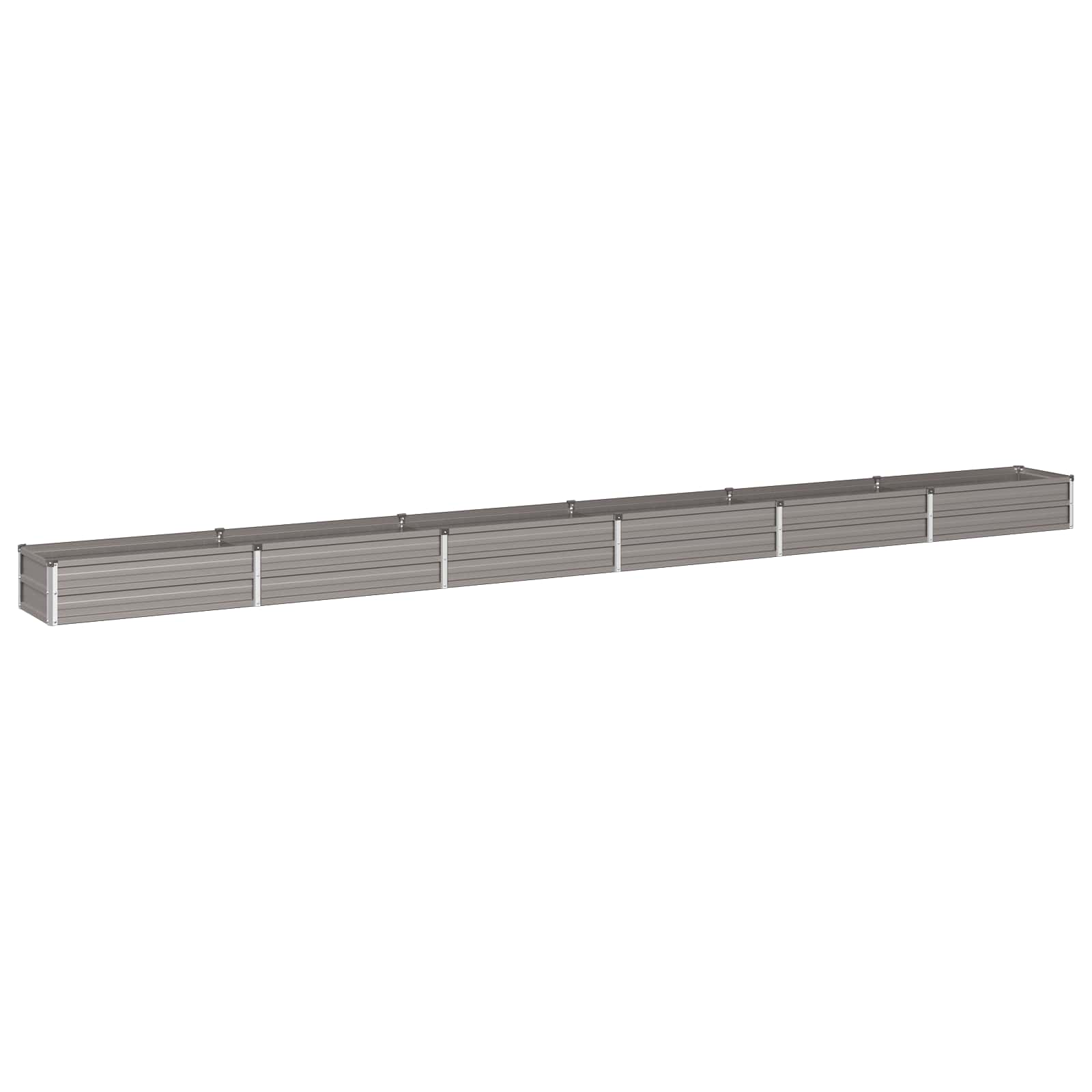 Letto rialzato da giardino Ruggine 480 x 40 x 24 cm cartone