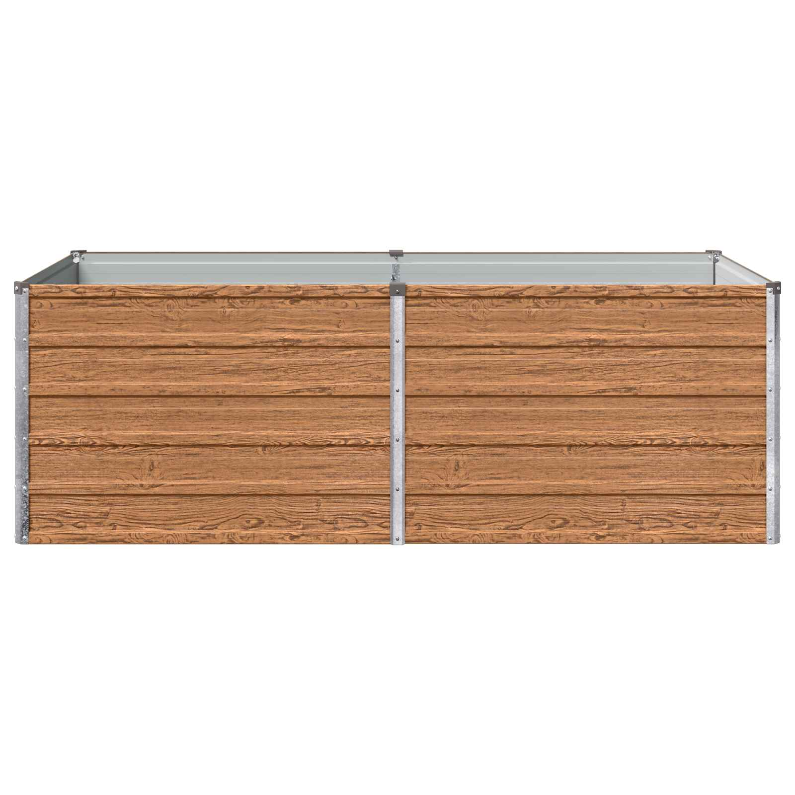 Letto rialzato da giardino Marrone legno 160 x 80 x 55 cm