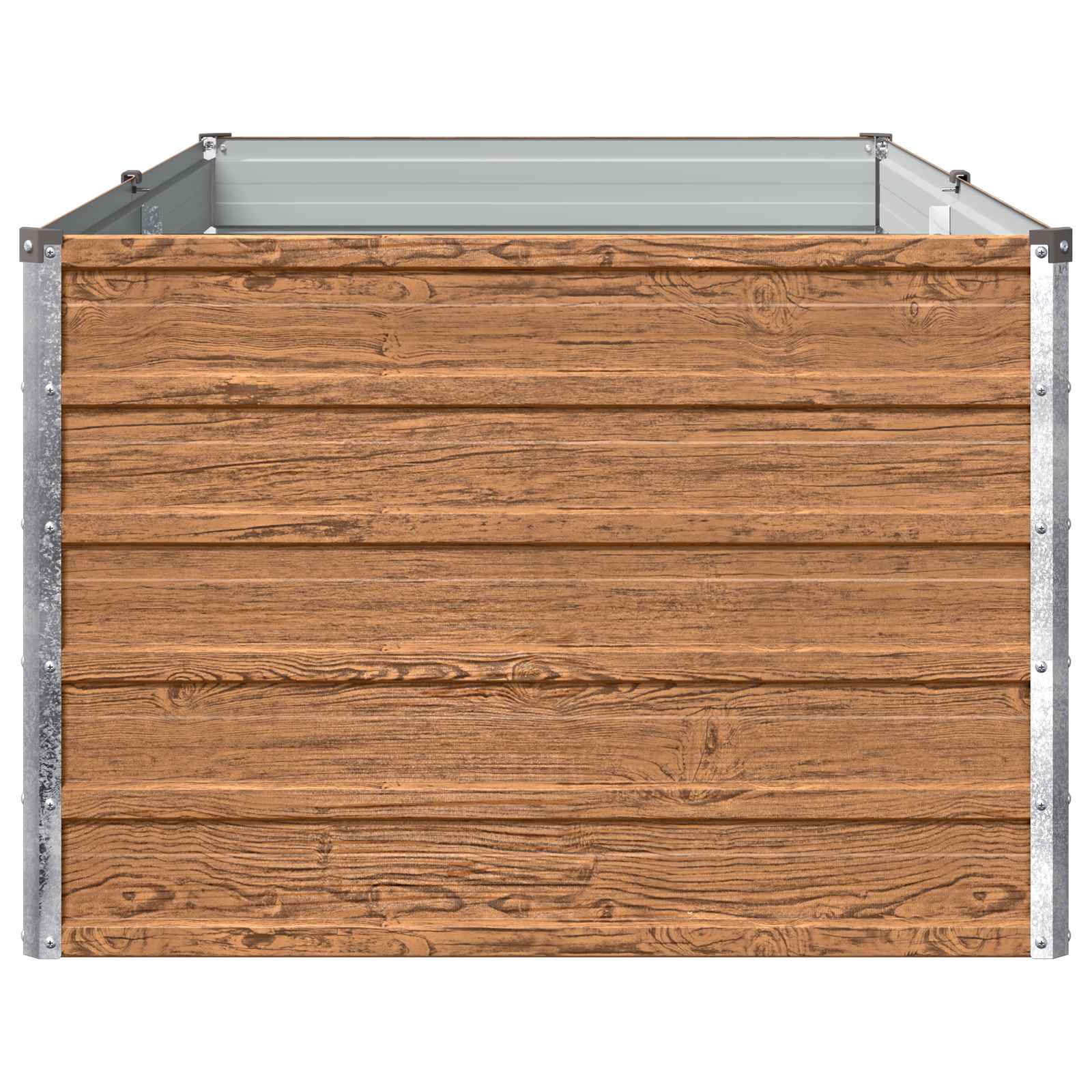 Letto rialzato da giardino Marrone legno 160 x 80 x 55 cm