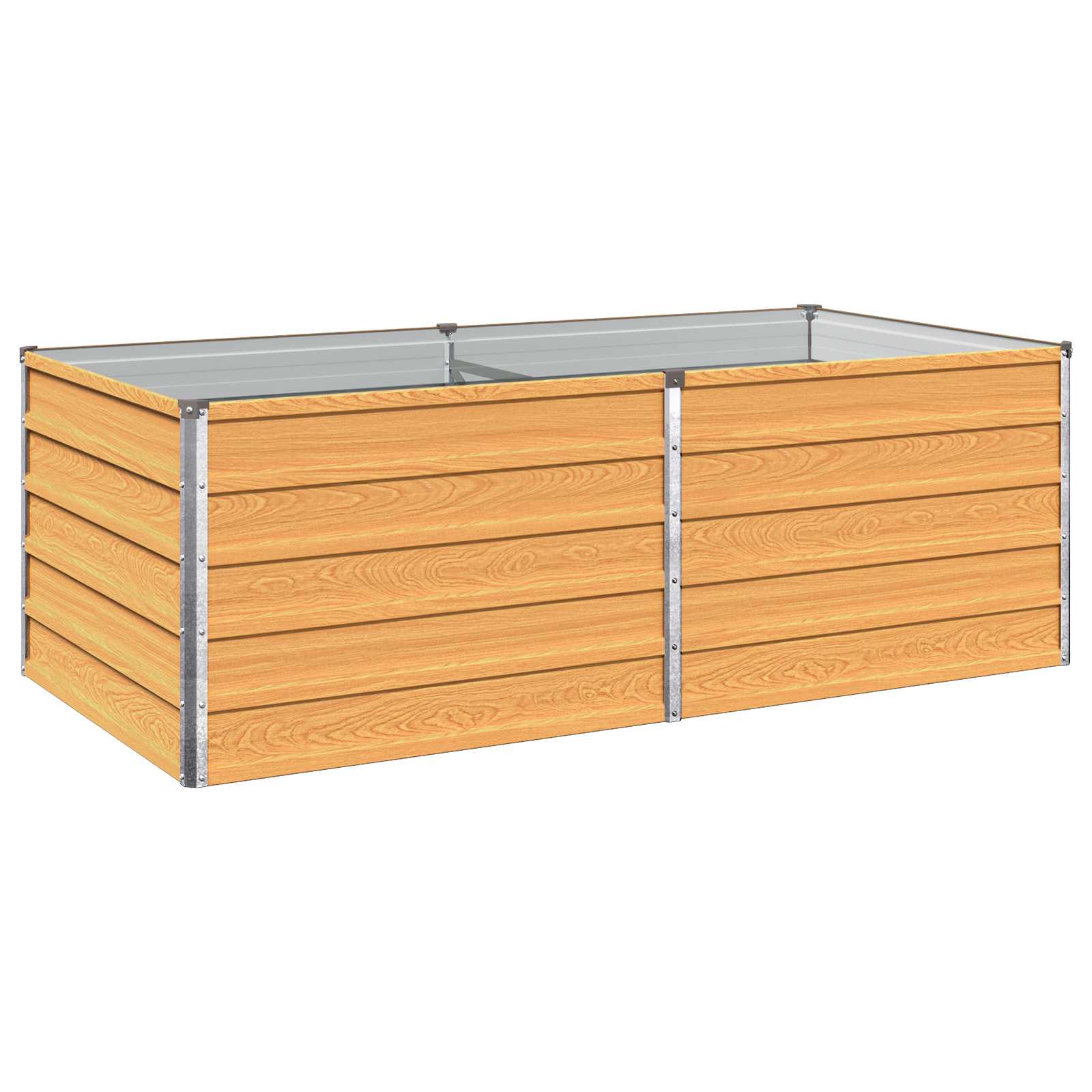 Letto rialzato da giardino Naturale 160 x 80 x 55 cm