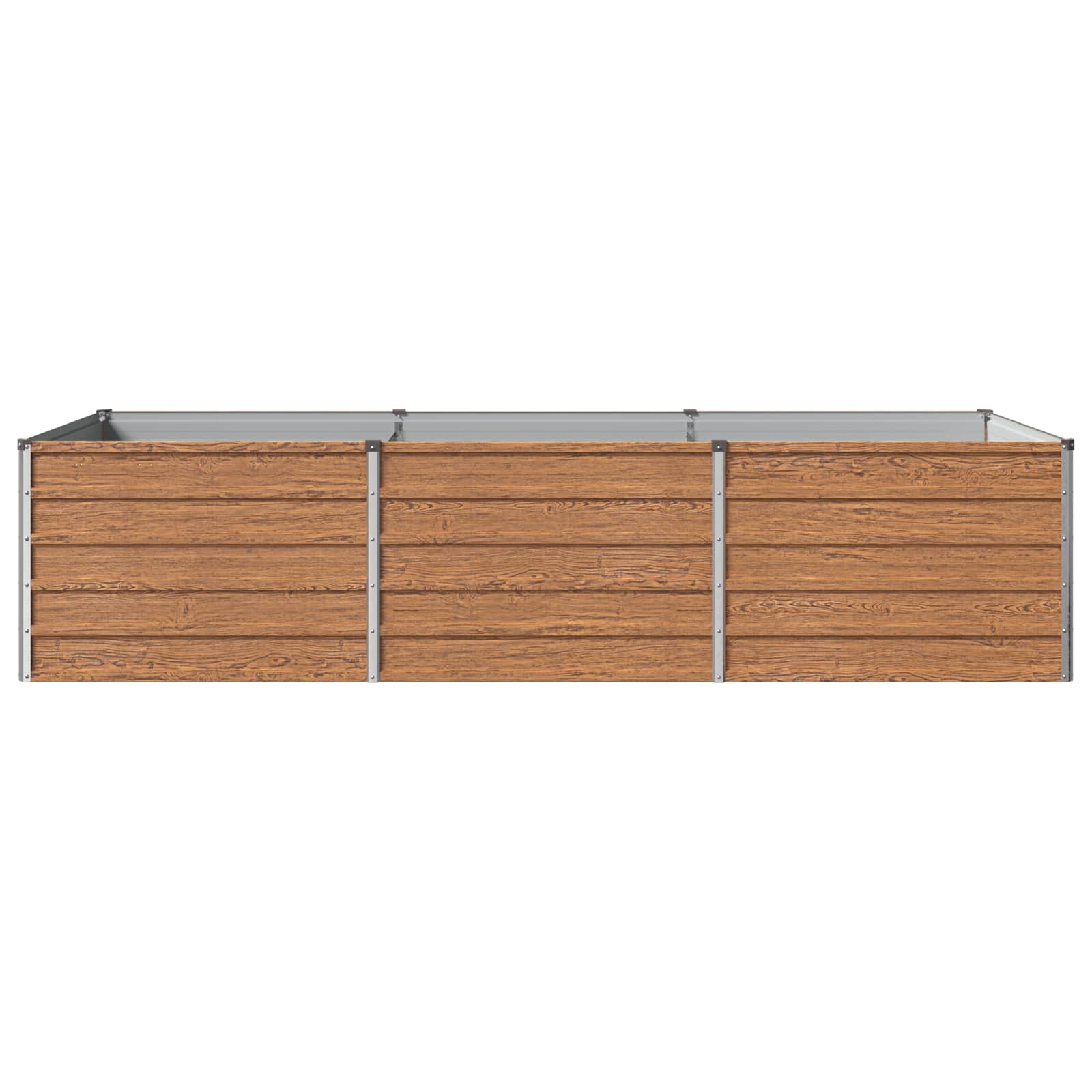 Letto rialzato da giardino Marrone legno 240 x 80 x 55 cm