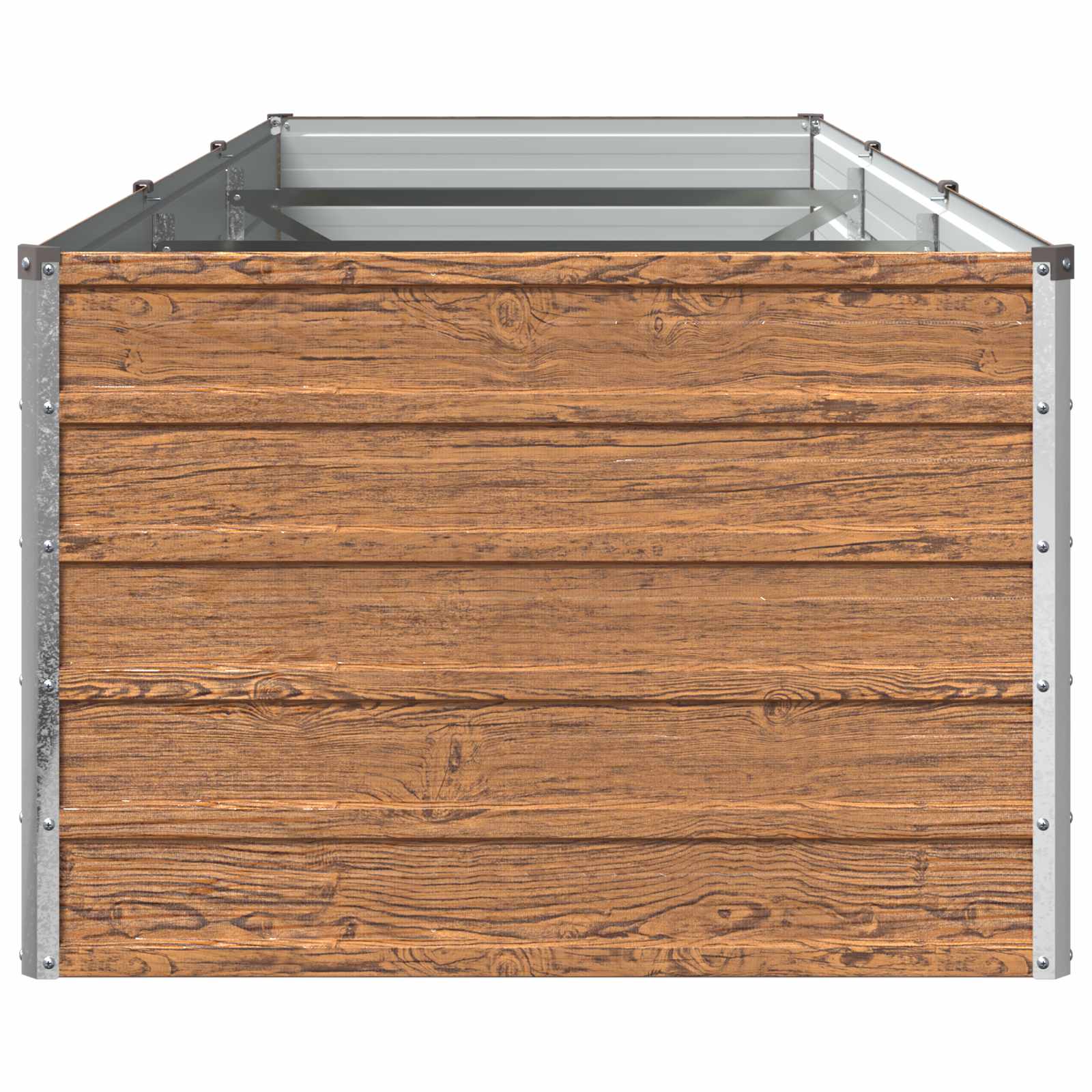 Letto rialzato da giardino Marrone legno 240 x 80 x 55 cm