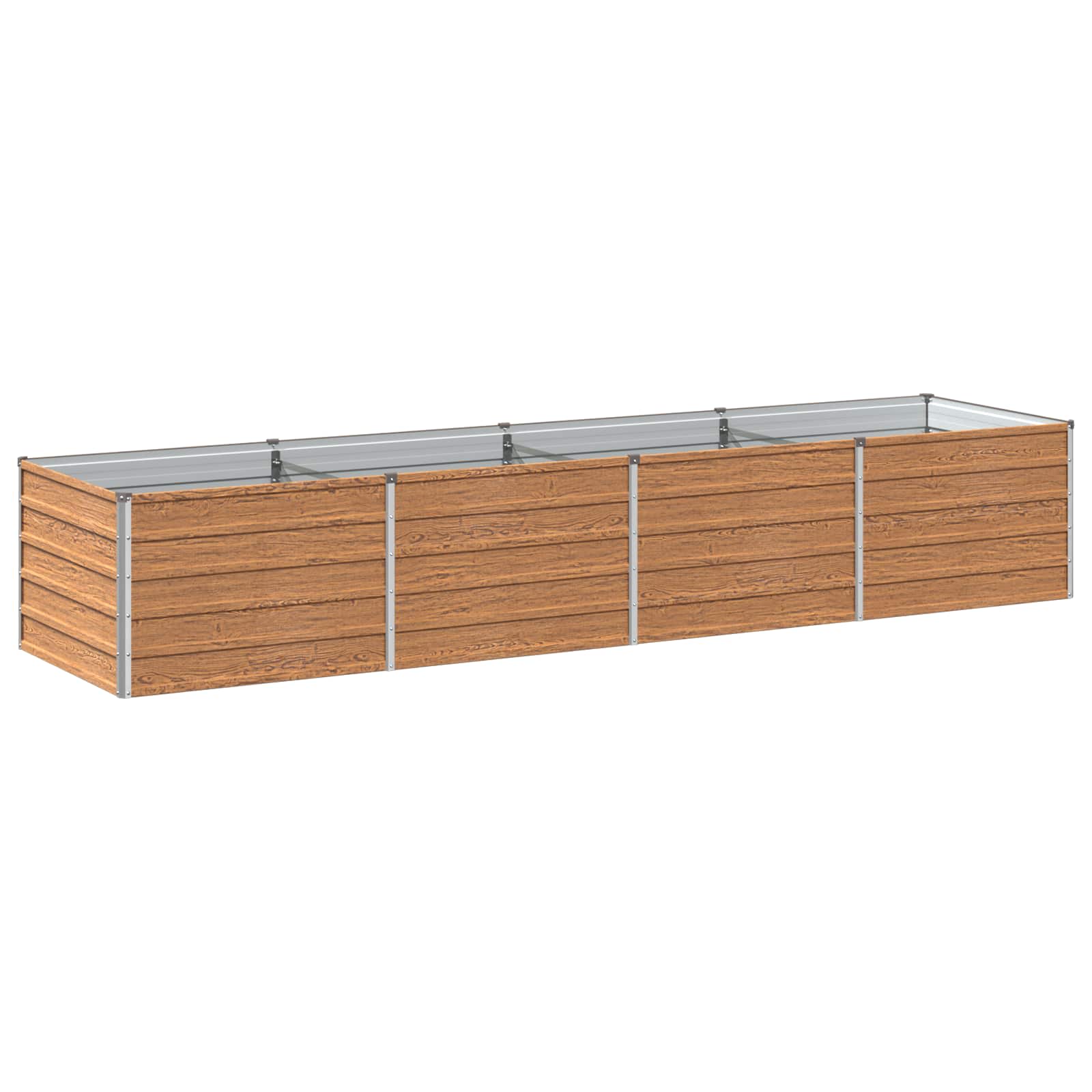 Letto rialzato da giardino Marrone legno 320 x 80 x 55 cm