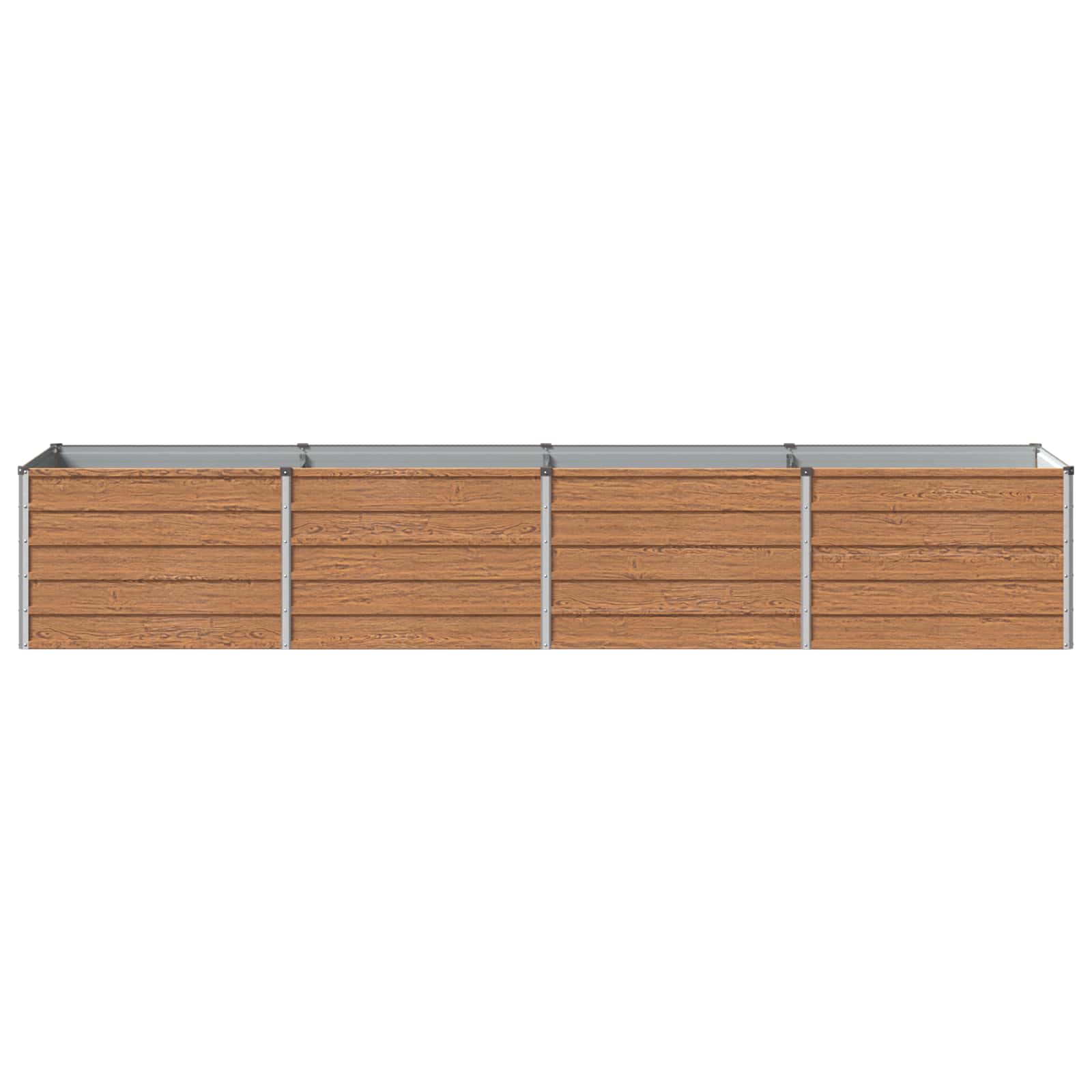 Letto rialzato da giardino Marrone legno 320 x 80 x 55 cm
