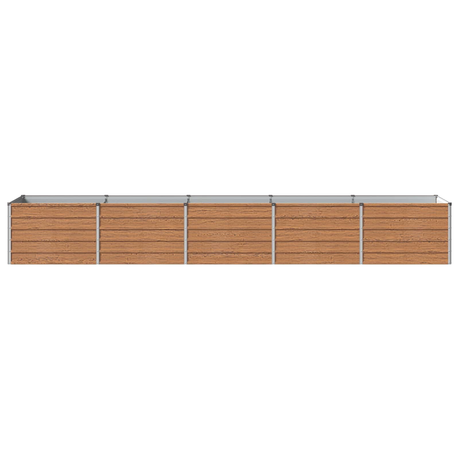 Letto rialzato da giardino Marrone legno 400 x 80 x 55 cm